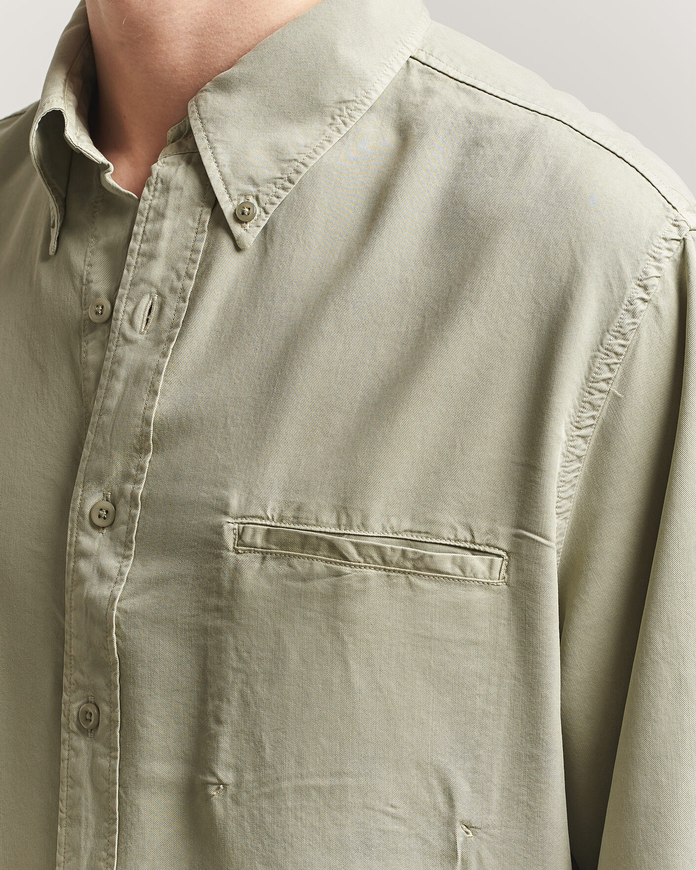 Uomini | Camicie | Filippa K | Zack Lyocell Shirt Light Green