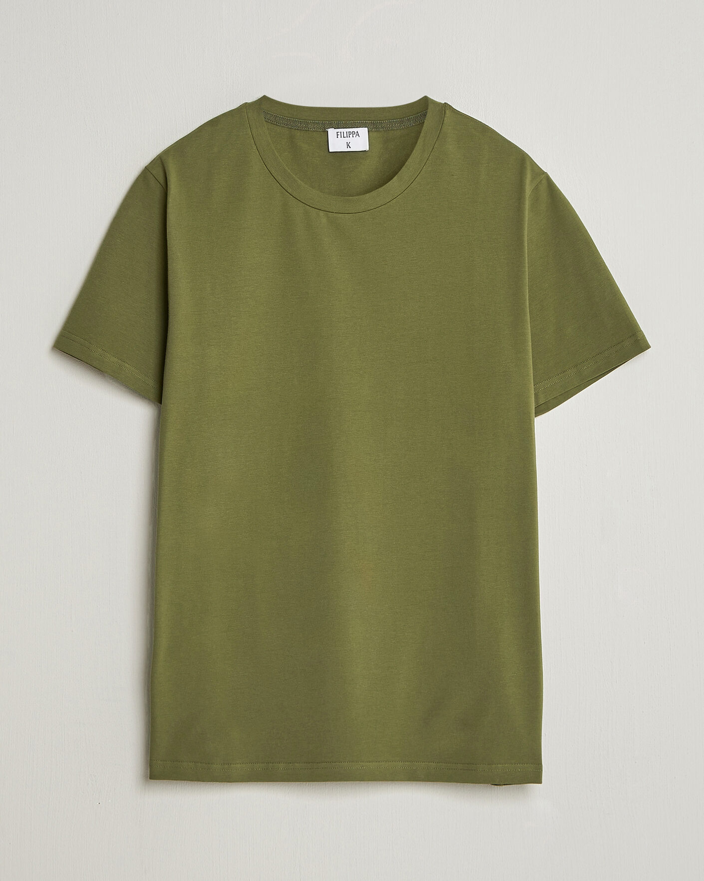 Uomini | T-shirt | Filippa K | Soft Lycra T-Shirt Laurel Green
