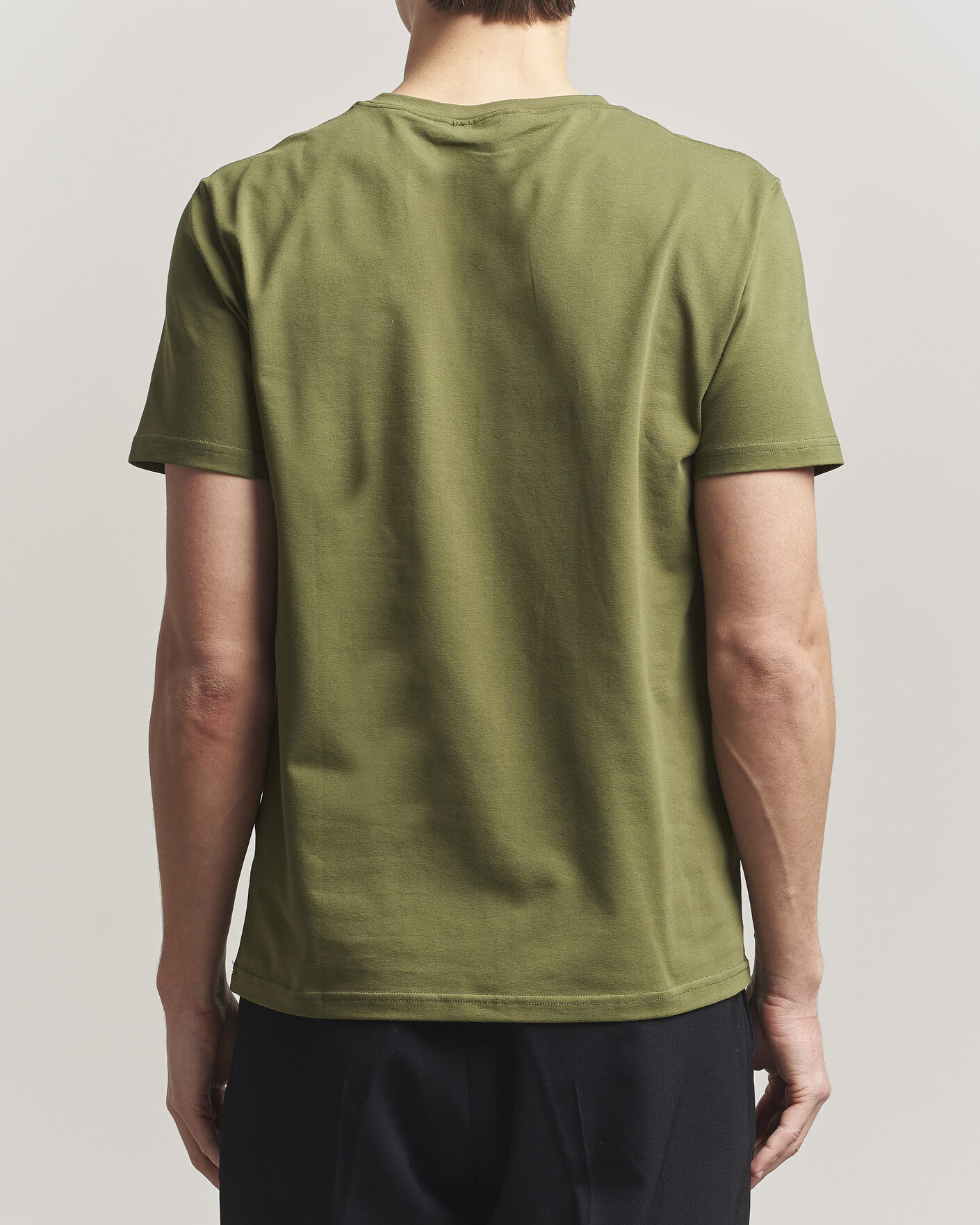 Uomini | T-shirt | Filippa K | Soft Lycra T-Shirt Laurel Green