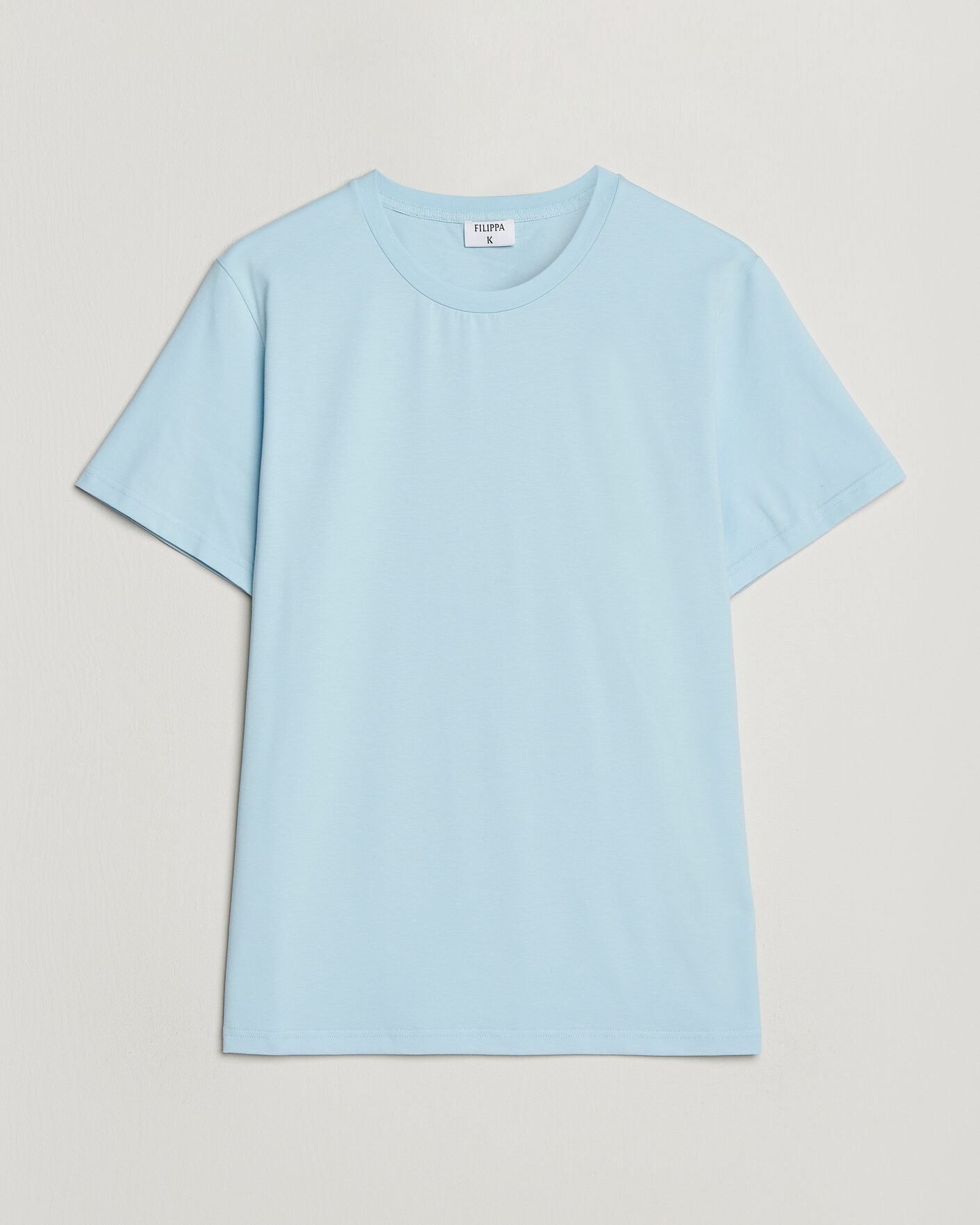 Uomini | T-shirt | Filippa K | Soft Lycra T-Shirt Frost Blue