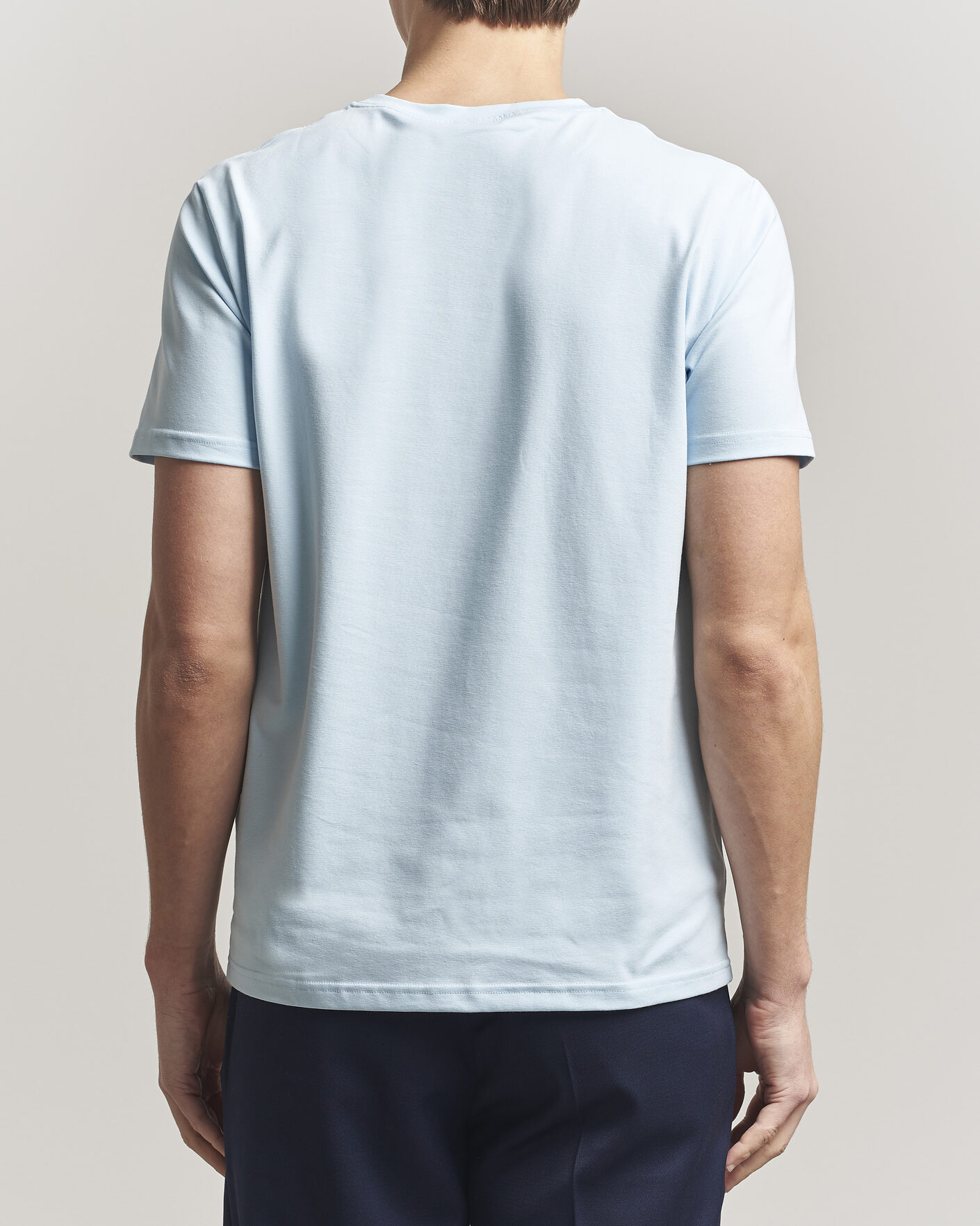 Uomini | T-shirt | Filippa K | Soft Lycra T-Shirt Frost Blue