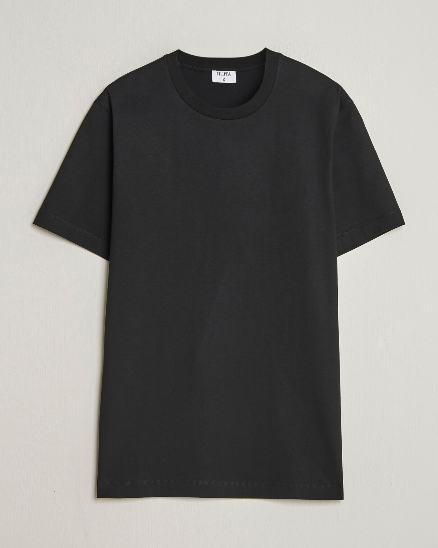Uomini | T-shirt | Filippa K | Filip Crew Neck T-Shirt Black