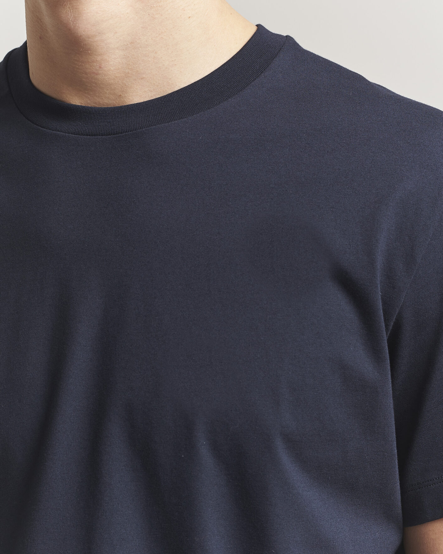 Uomini | T-shirt | Filippa K | Filip Crew Neck T-Shirt Navy