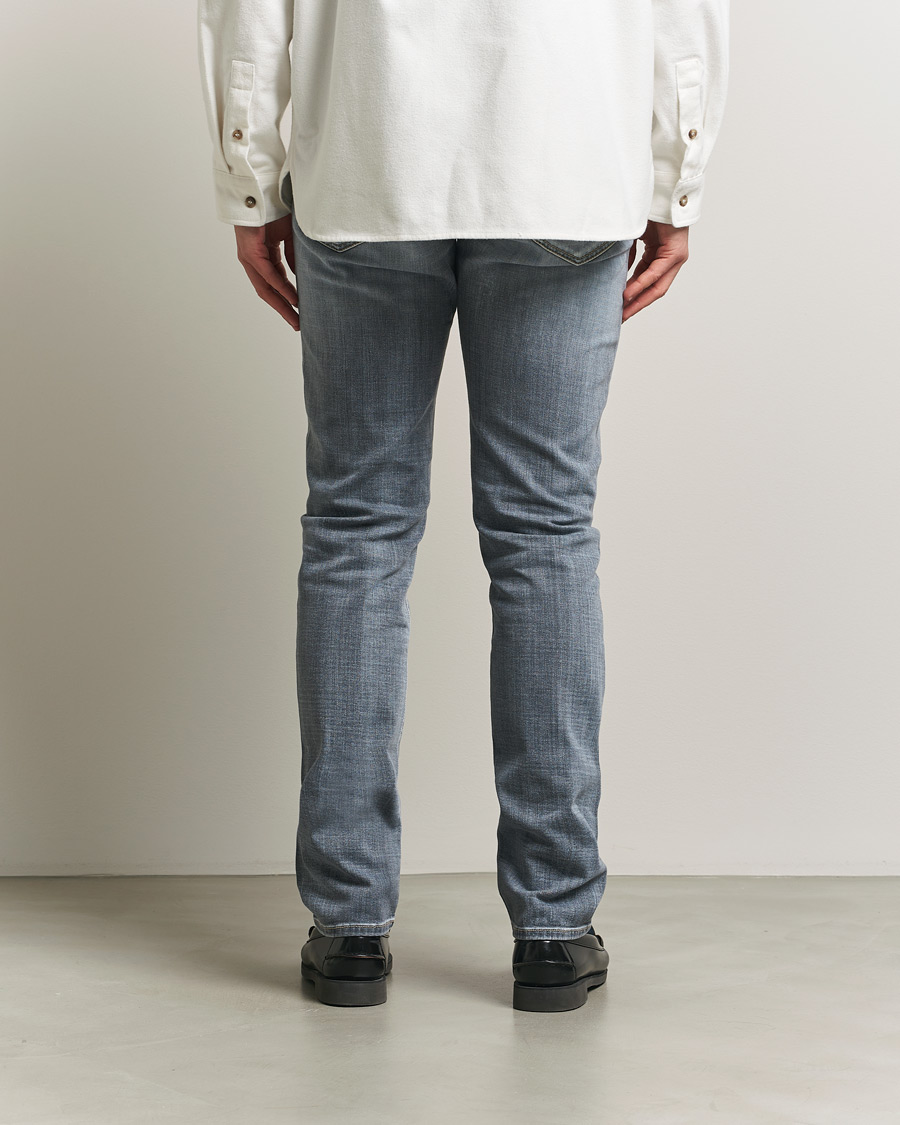 Uomini | Jeans | Jacob Cohën | Bard Slim Fit Stretch Jeans Light Grey