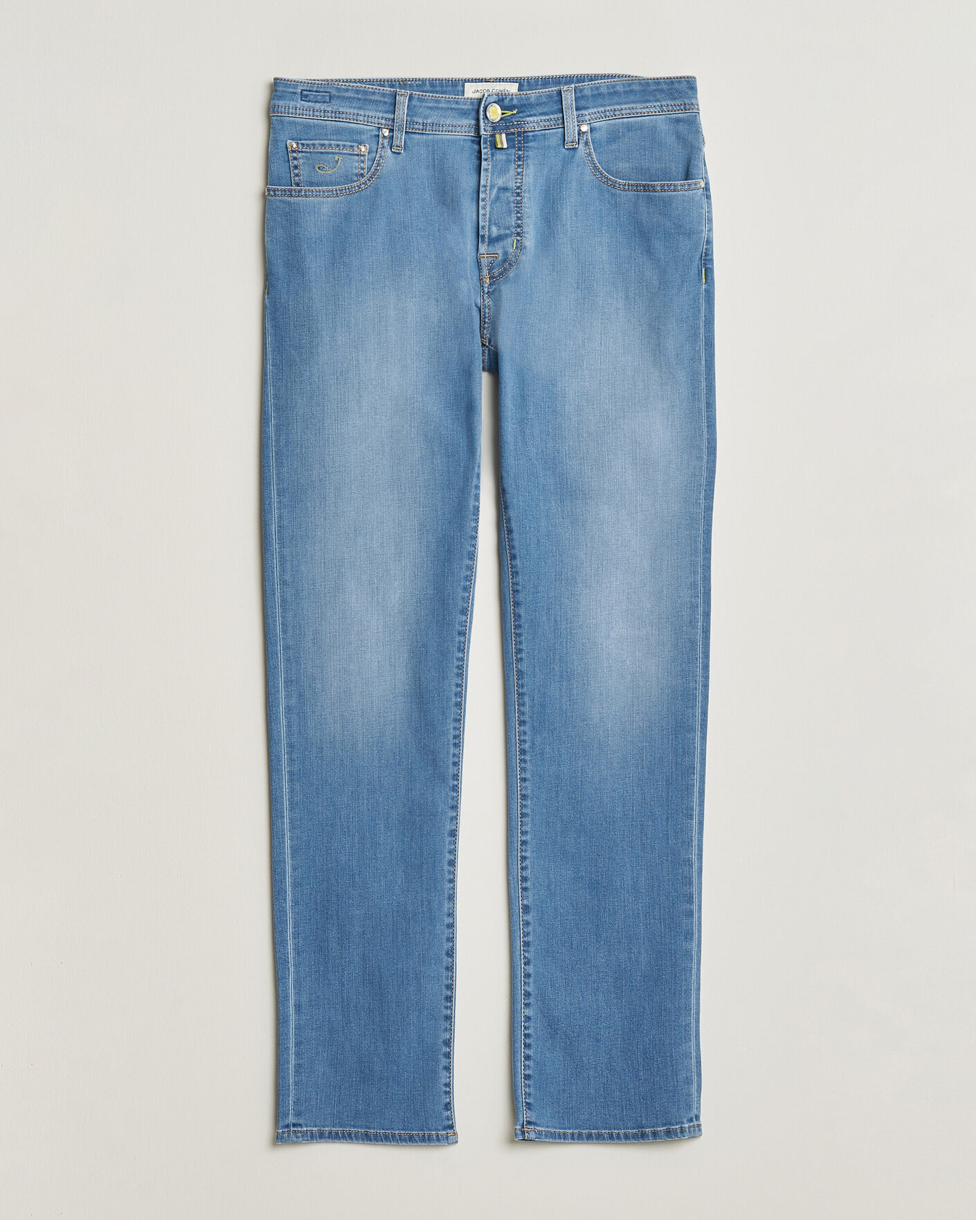 Uomini | Pantaloni | Jacob Cohën | Bard Slim Fit Stretch Jeans Super Light Blue