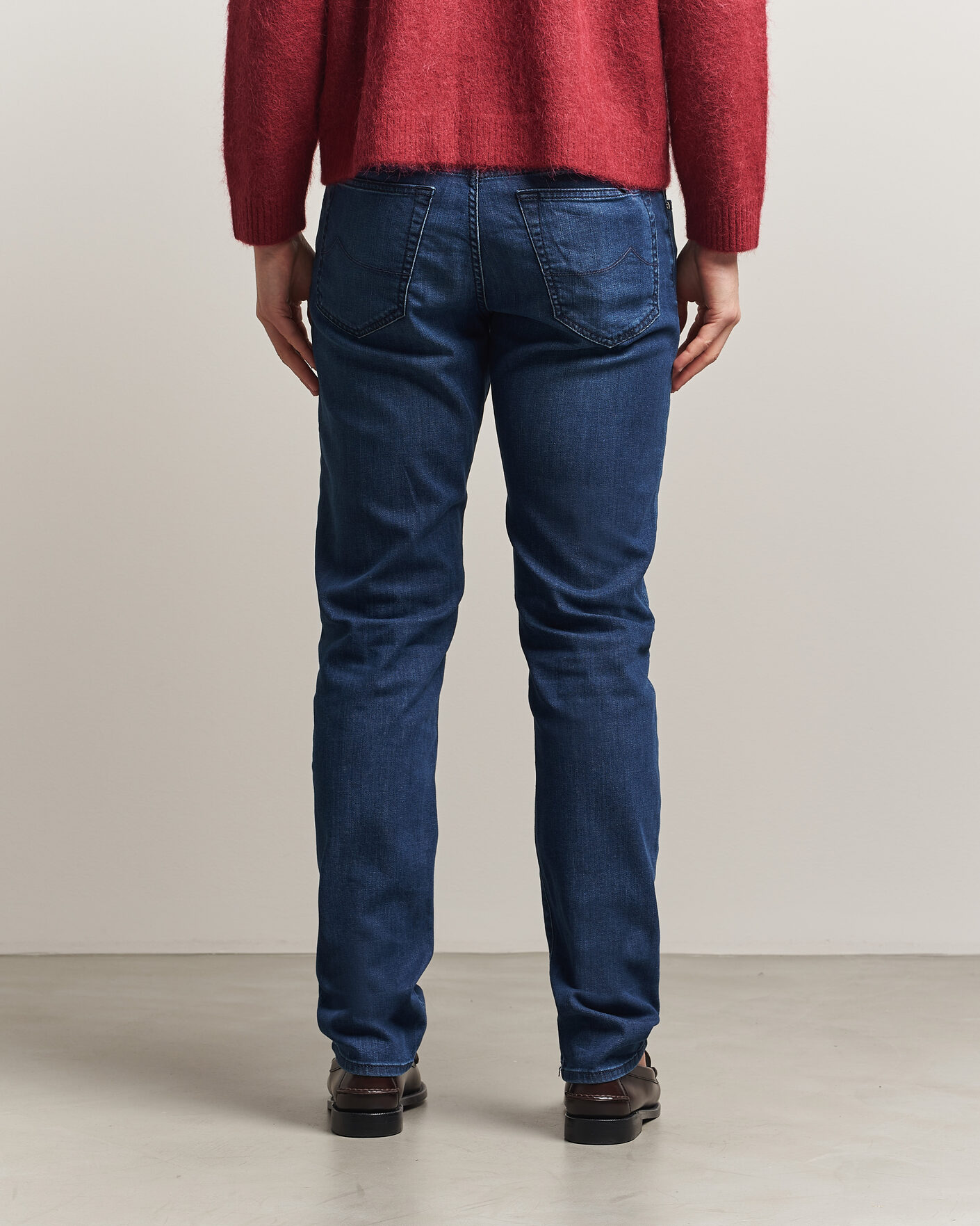 Uomini | Jeans | Jacob Cohën | Bard Slim Fit Stretch Jeans Mid Blue
