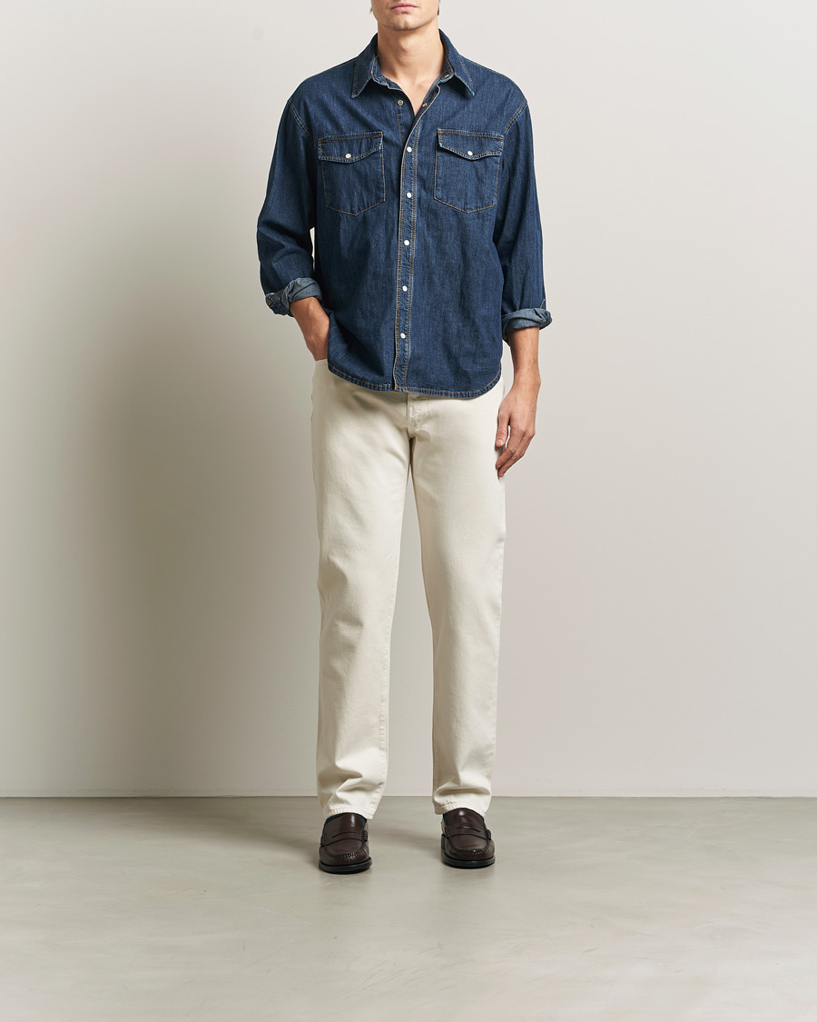 Uomini | Jeans | Jacob Cohën | Edos Regular Straight Fit Bull Denim Jeans White