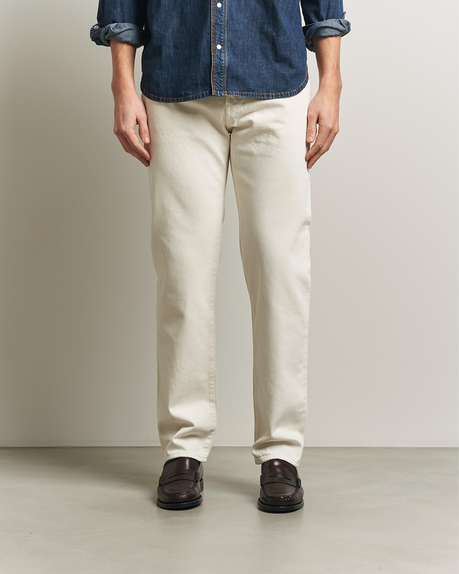Uomini | Jeans | Jacob Cohën | Edos Regular Straight Fit Bull Denim Jeans White