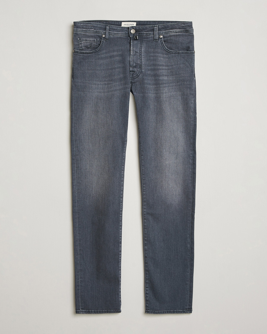 Uomini | Pantaloni | Jacob Cohën | Bard Slim Fit Stretch Jeans Mid Grey