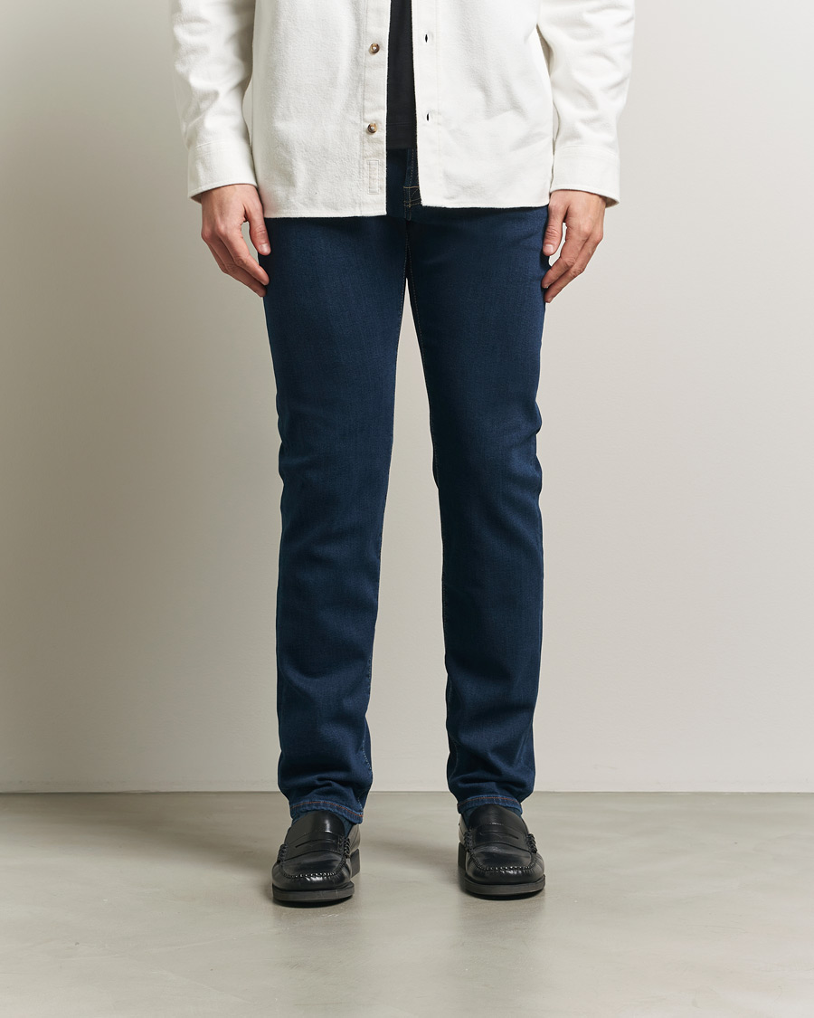 Uomini | Pantaloni | Jacob Cohën | Bard Slim Fit Stretch Jeans Dark Blue