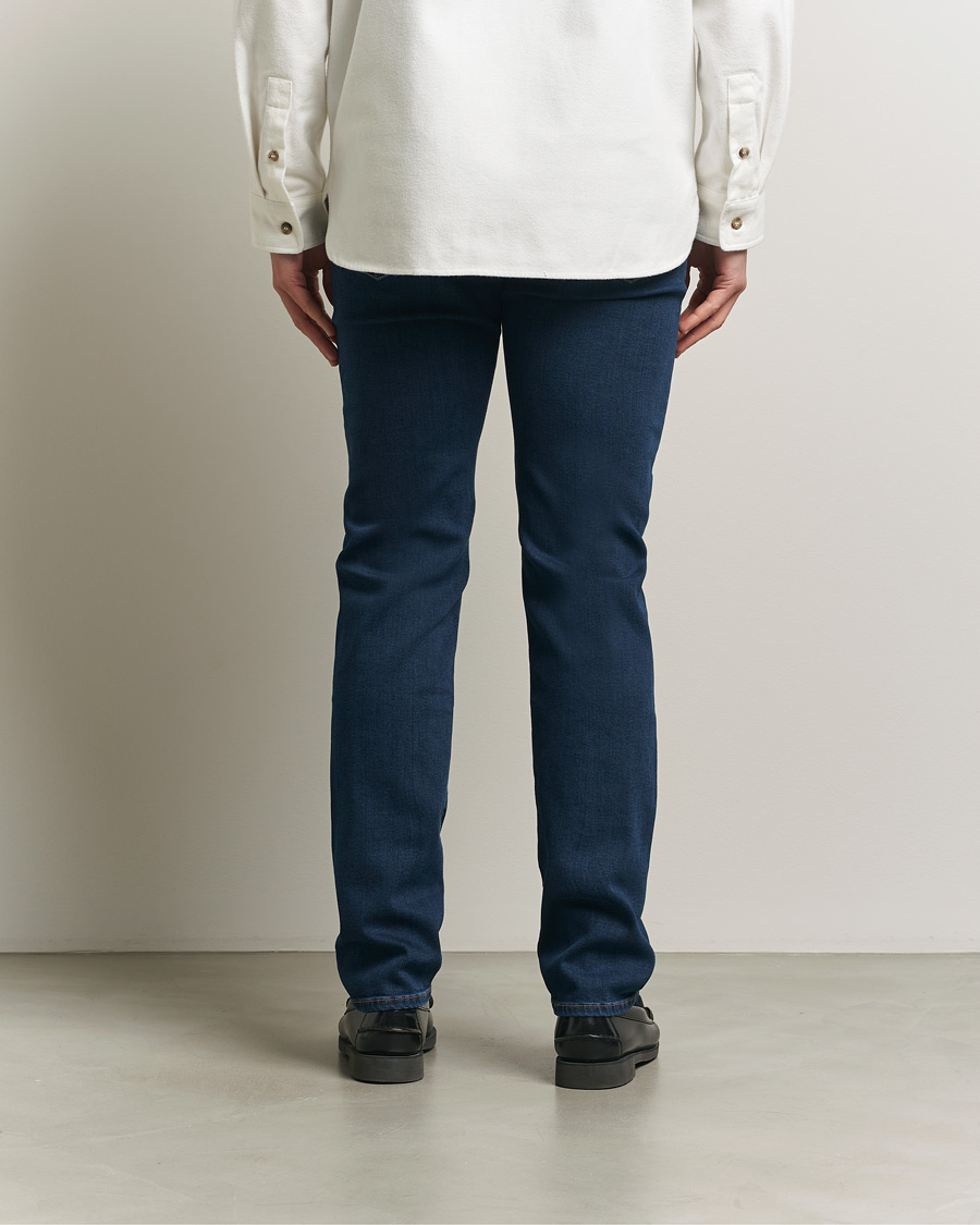 Uomini | Jeans | Jacob Cohën | Bard Slim Fit Stretch Jeans Dark Blue