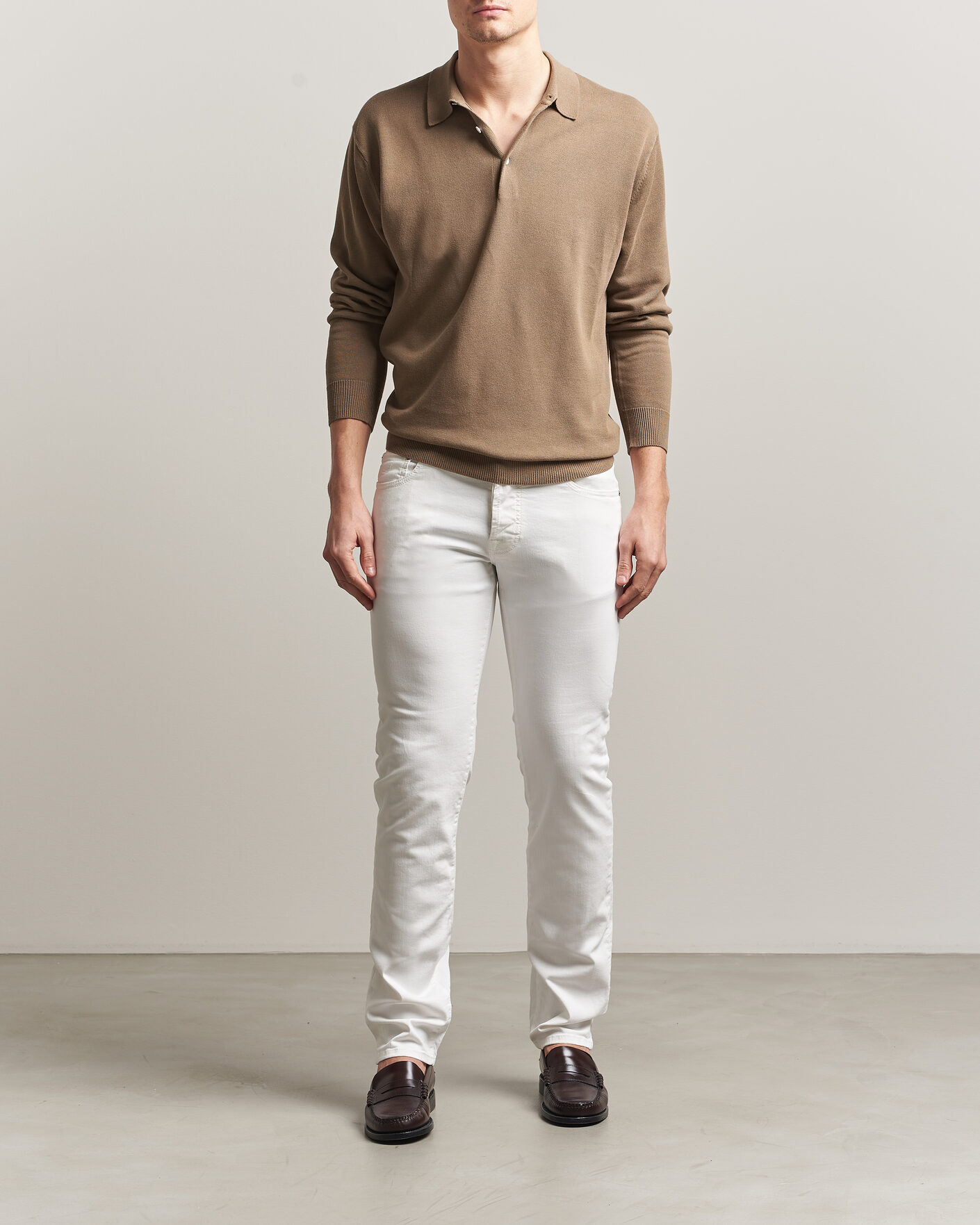 Uomini | Jeans | Jacob Cohën | Bard Slim Fit Bull Stretch Jeans White