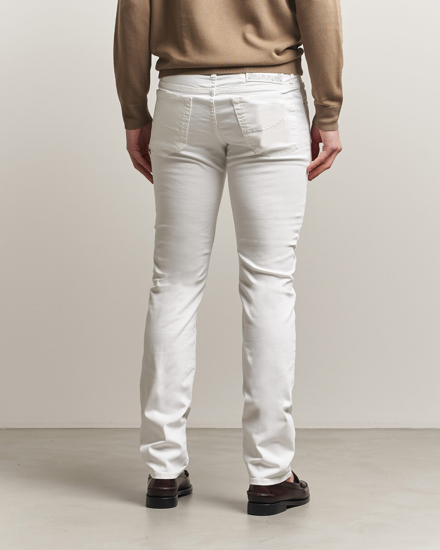 Uomini | Jeans | Jacob Cohën | Bard Slim Fit Bull Stretch Jeans White