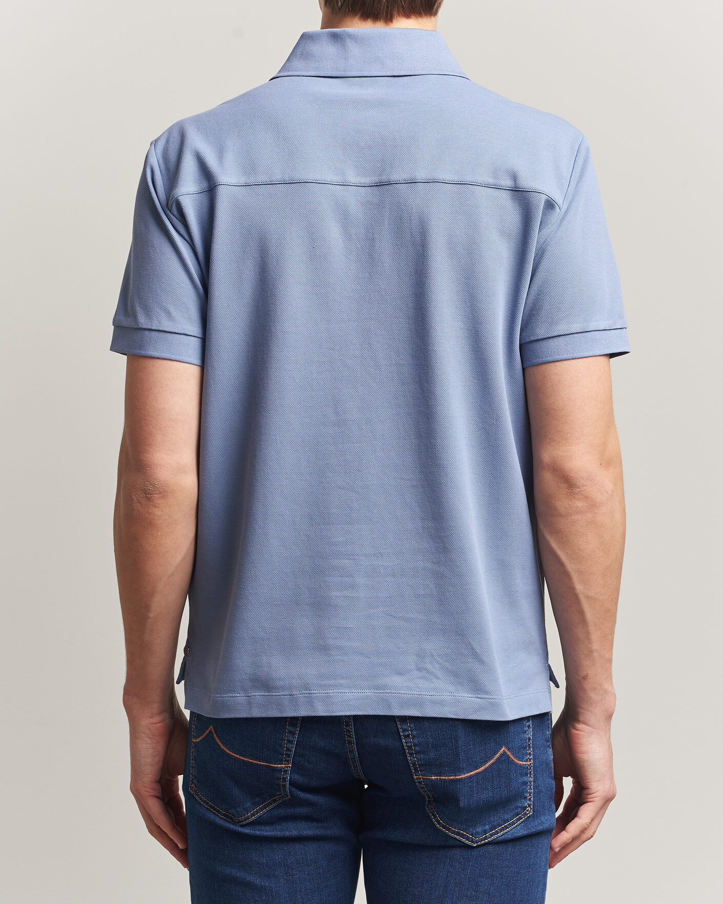 Uomini | Polo | Jacob Cohën | Cotton Polo Piquet Aviation