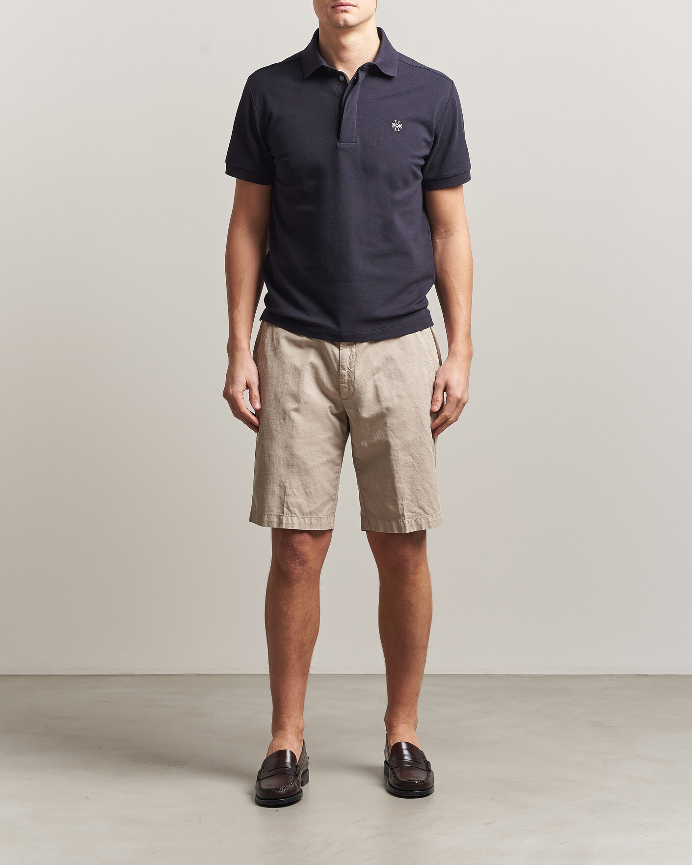 Uomini | Polo | Jacob Cohën | Cotton Polo Piquet Navy Blue