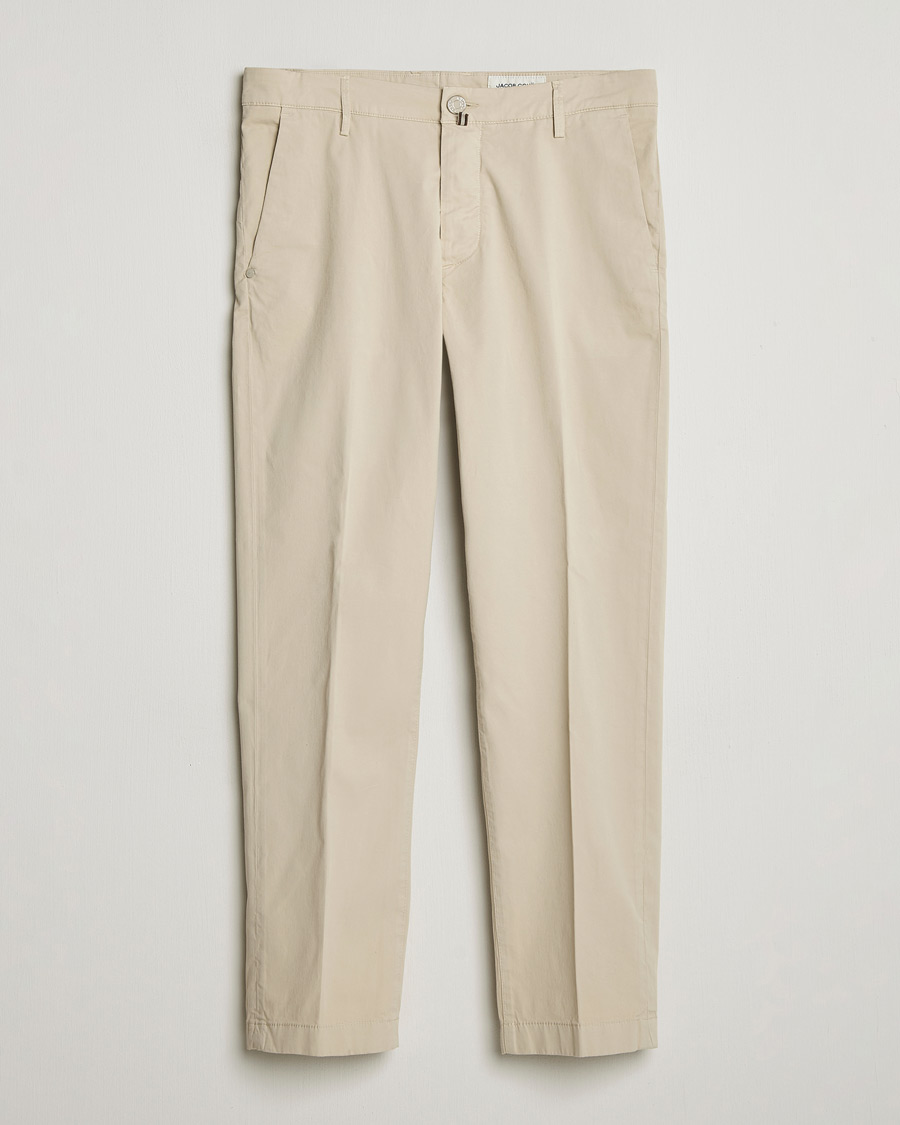Uomini | Pantaloni | Jacob Cohën | John Chino Light Beige