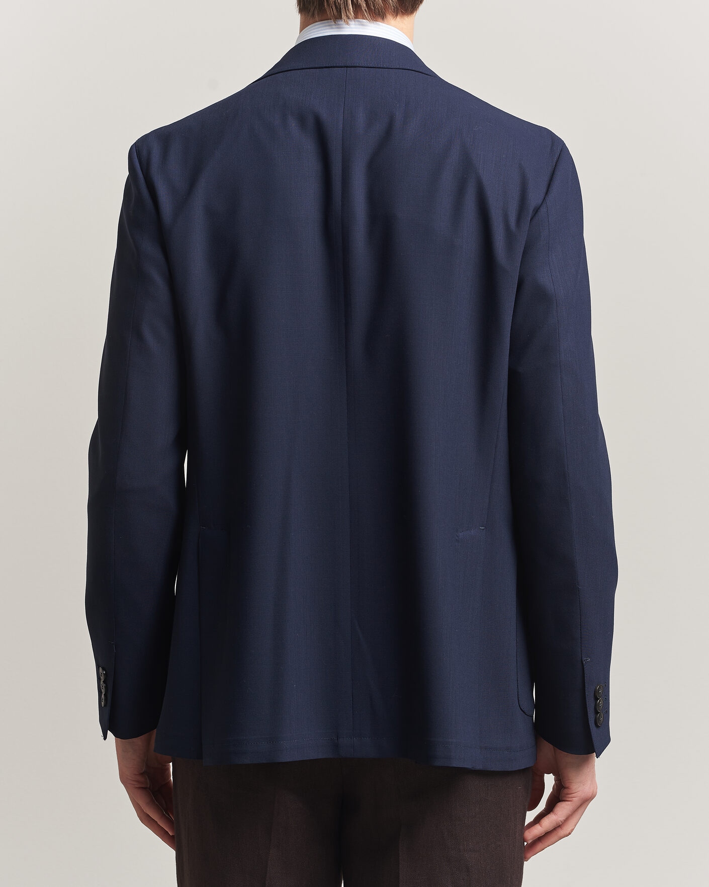 Uomini | Blazers | Canali | Unconstructed Impeccabile Wool Blazer Navy