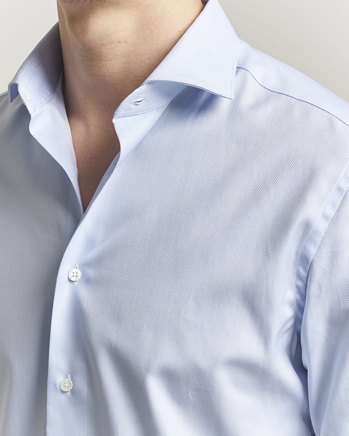 Uomini | Camicie | Canali | Slim Fit Oxford Shirt Light Blue