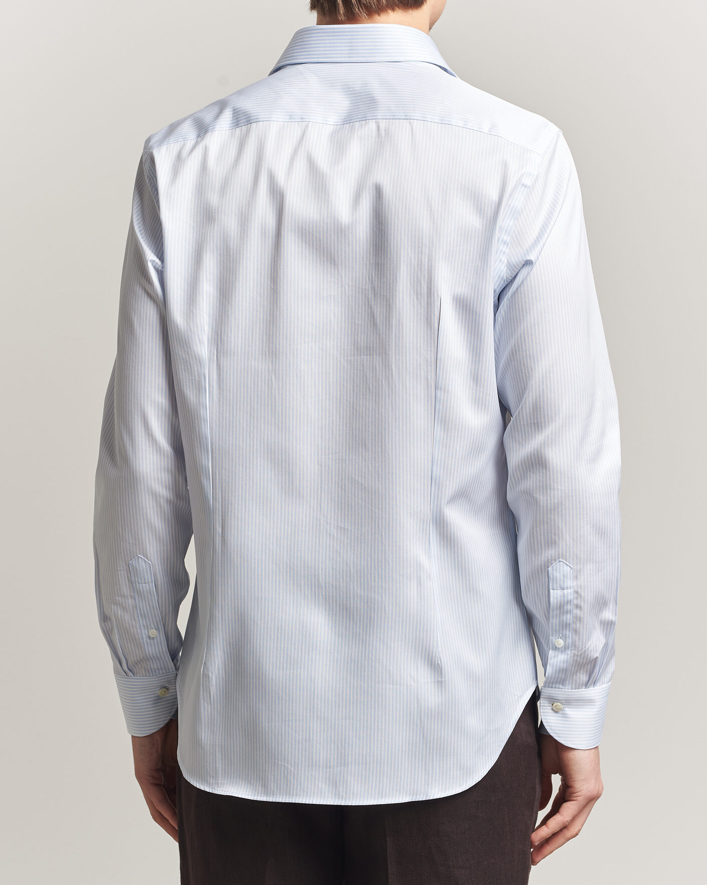 Uomini | Camicie | Canali | Slim Fit Impeccabile Shirt Light Blue Stripe