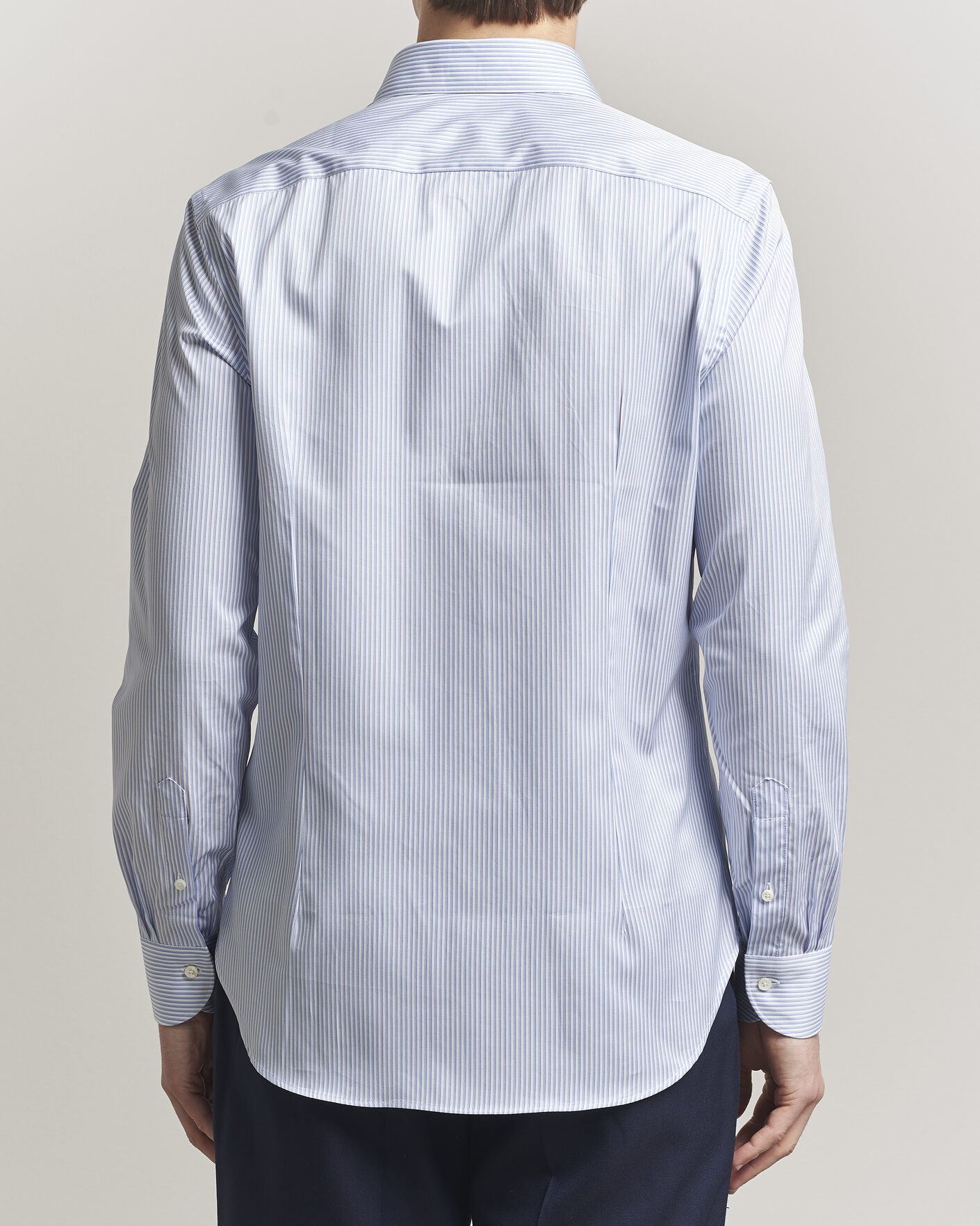 Uomini | Camicie | Canali | Slim Fit Impeccabile Shirt Blue Stripe