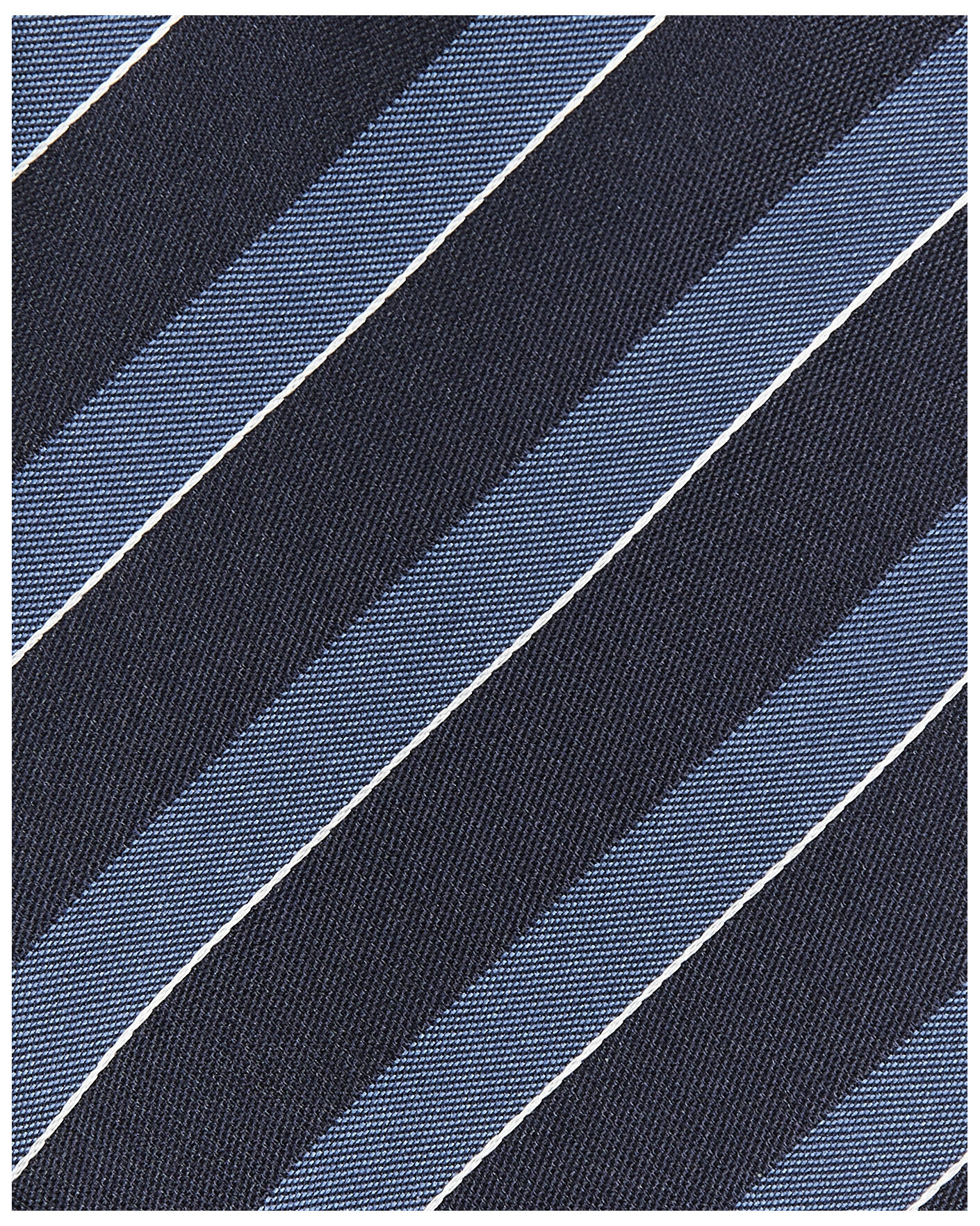 Uomini | Cravatte | Canali | Regimental Stripe Silk Tie Navy/Blue