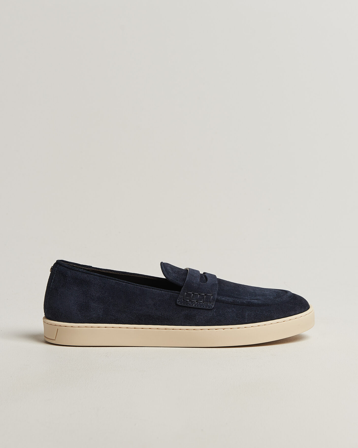 Uomini | Mocassini | Canali | Summer Loafers Navy Suede