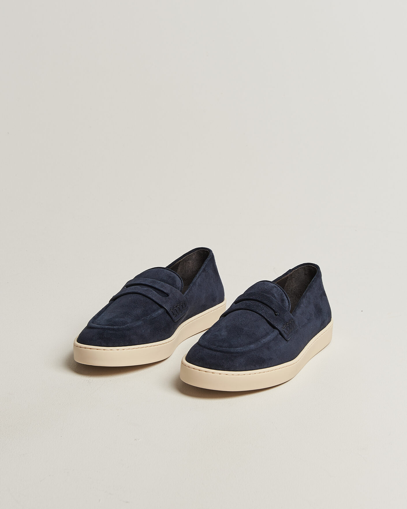 Uomini | Mocassini | Canali | Summer Loafers Navy Suede