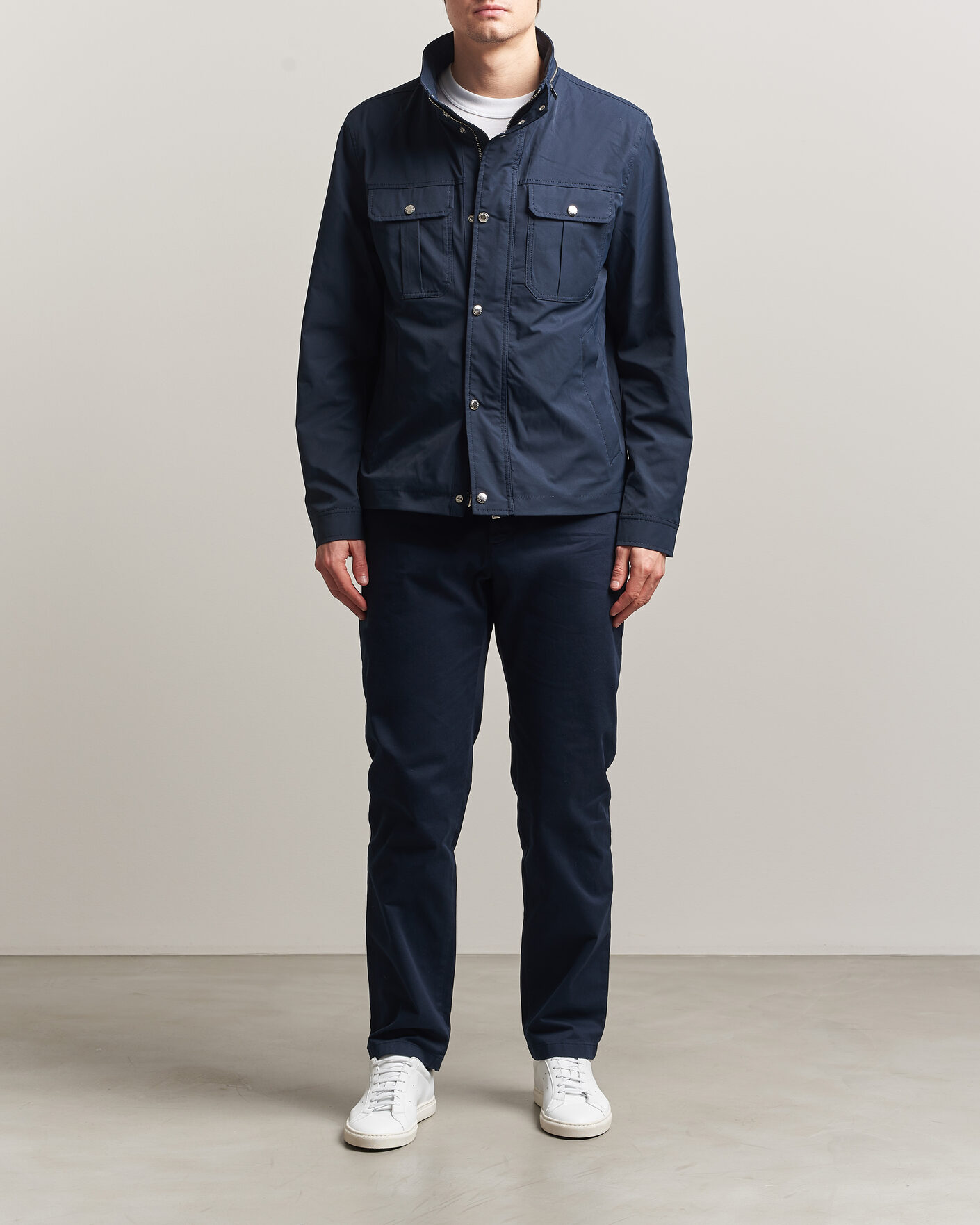 Uomini | Pantaloni | J.Lindeberg | Chaze Cotton Stretch Pants JL Navy