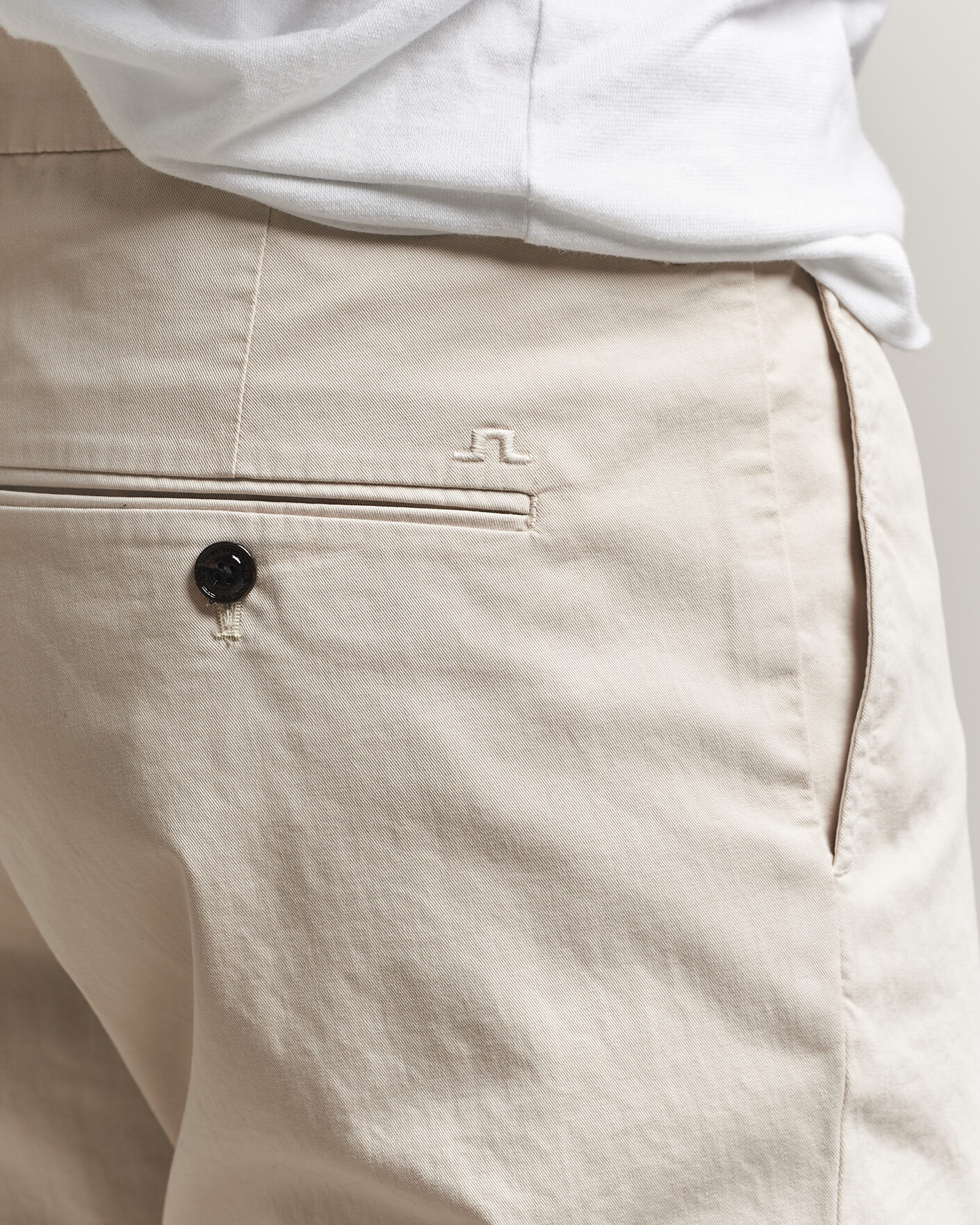 Uomini | Pantaloni | J.Lindeberg | Chaze Cotton Stretch Pants Moonbeam