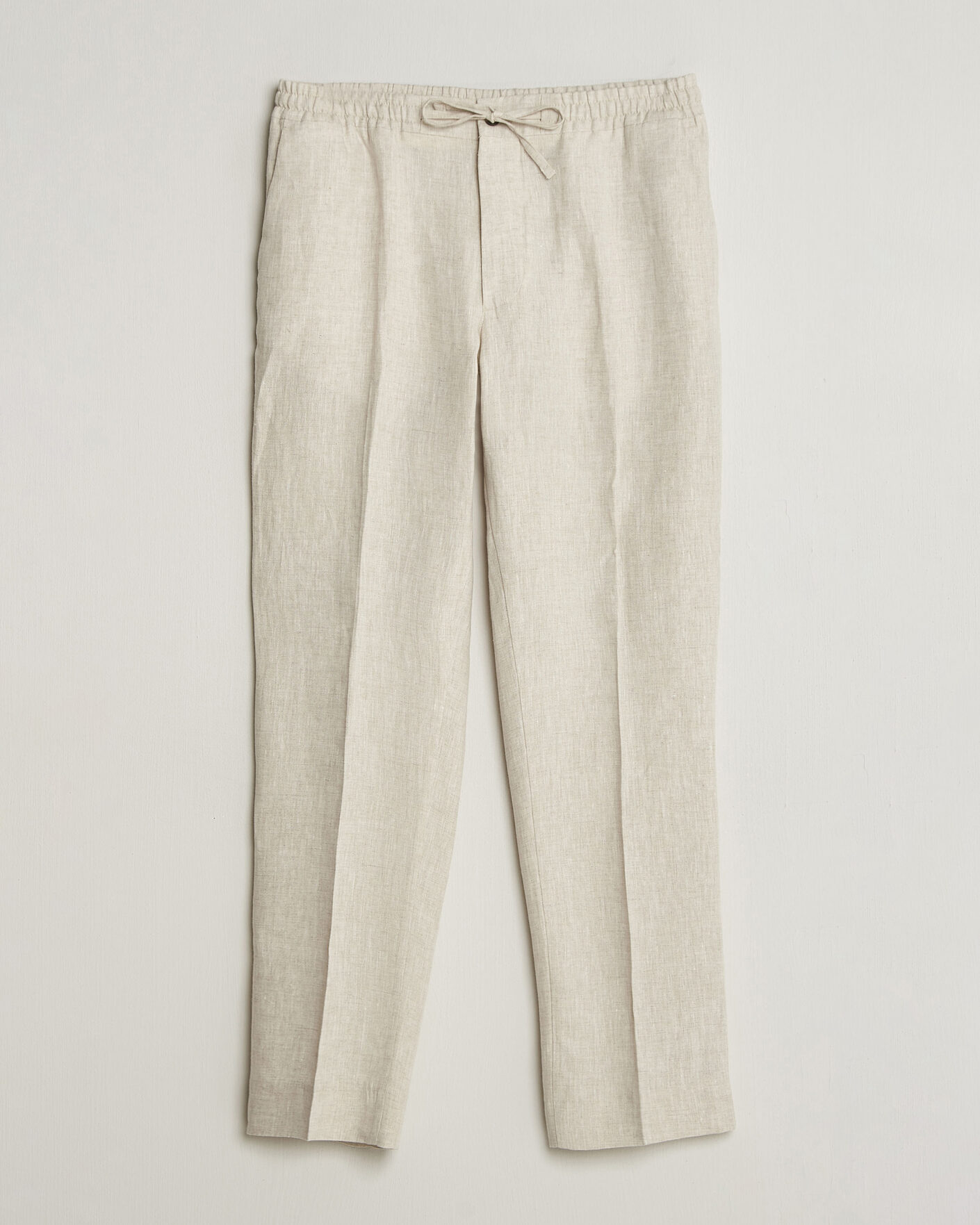 Uomini | Pantaloni | J.Lindeberg | Soren Drape Linen Pants Moonbeam