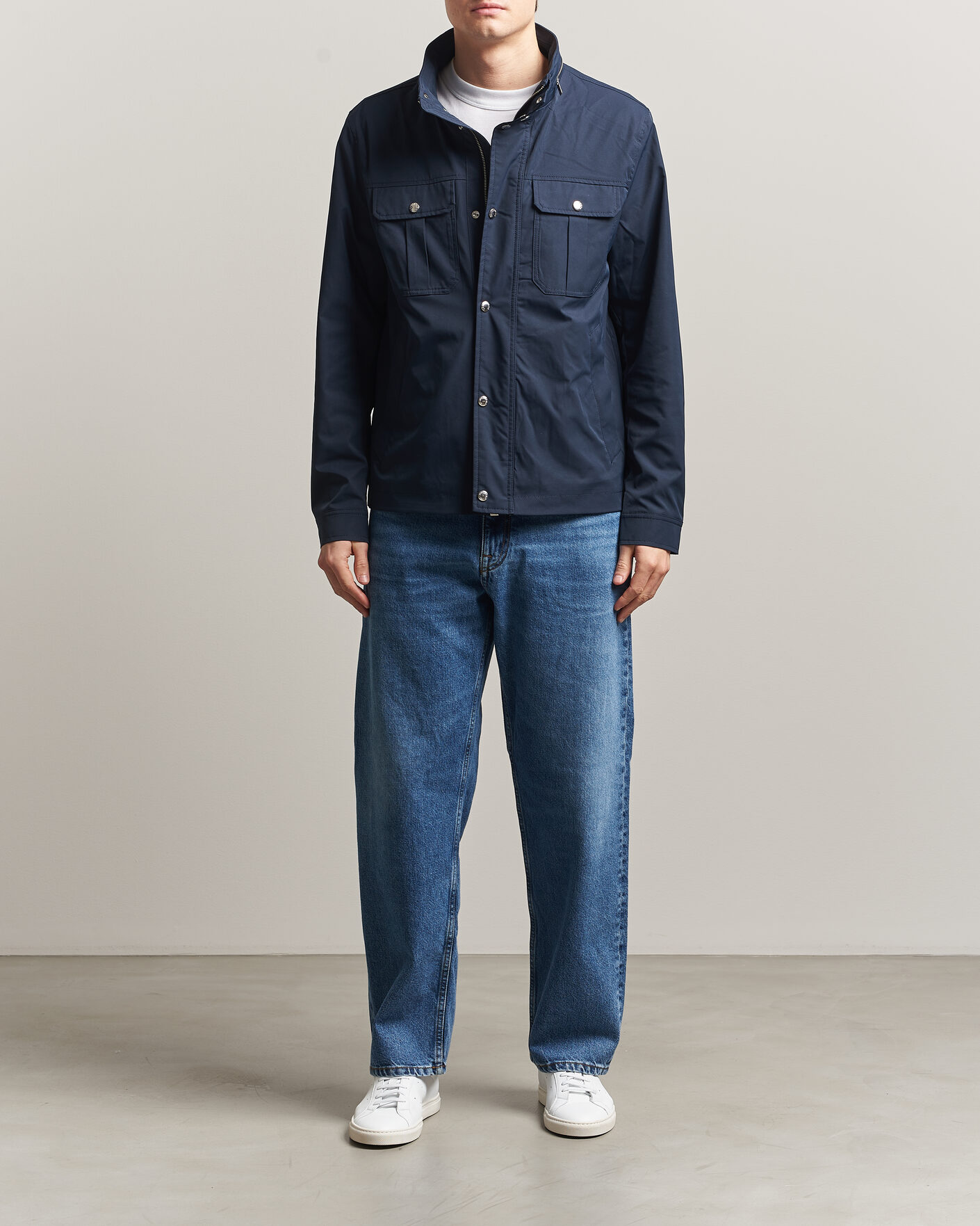 Uomini | Giacche | J.Lindeberg | Bailey Recyceled Poly Jacket JL Navy