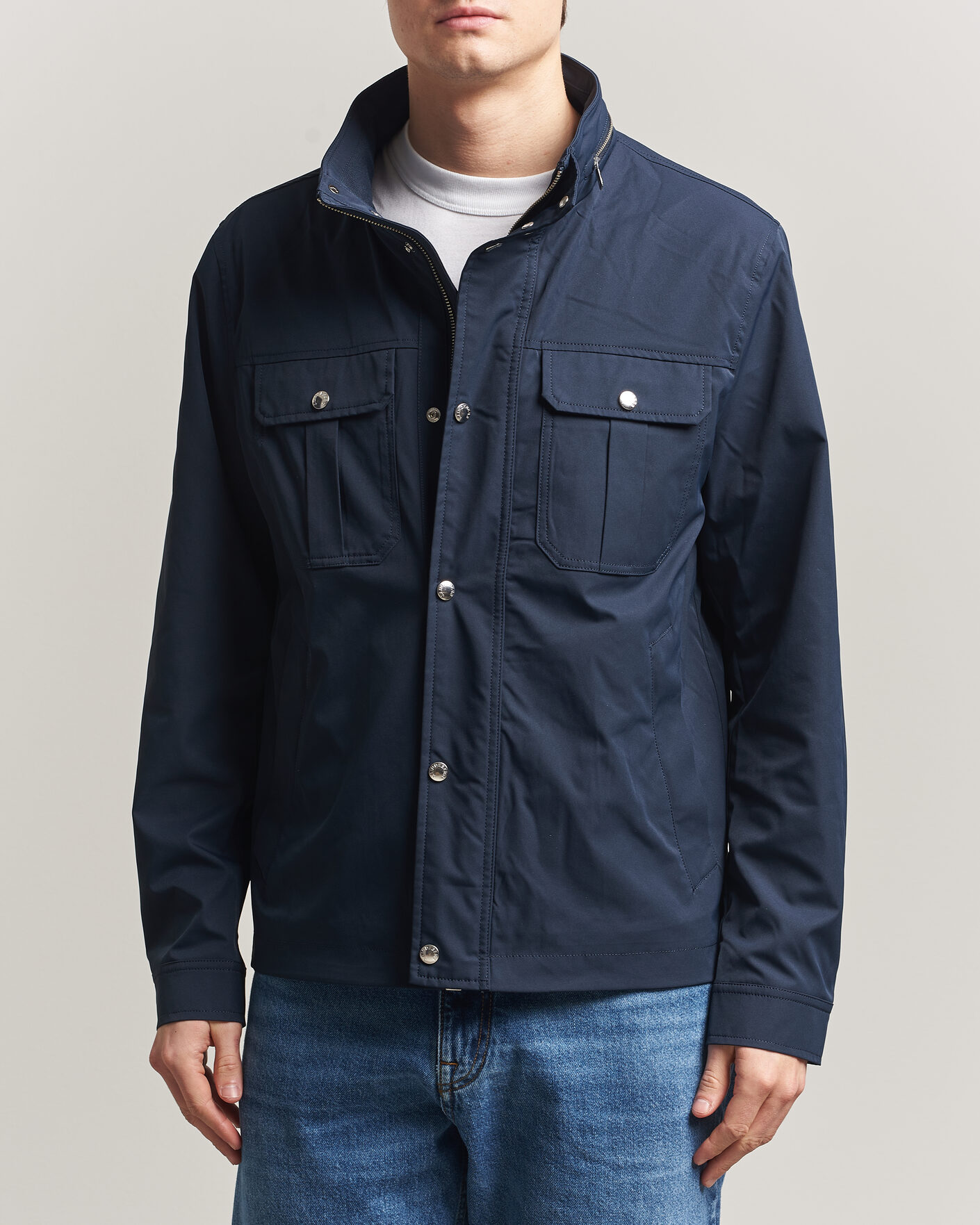 Uomini | Giacche | J.Lindeberg | Bailey Recyceled Poly Jacket JL Navy