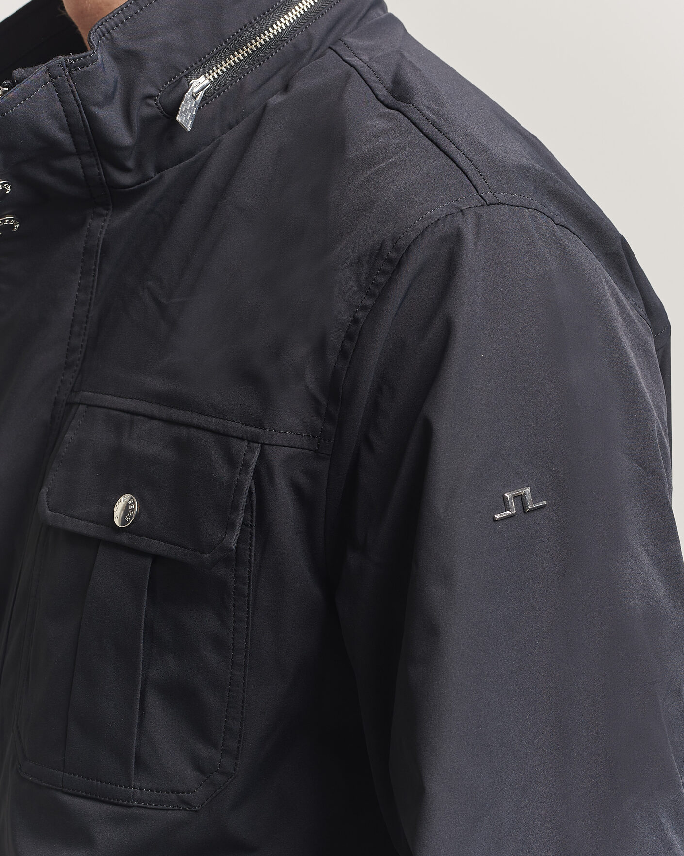 Uomini | Giacche | J.Lindeberg | Bailey Recyceled Poly Jacket Black