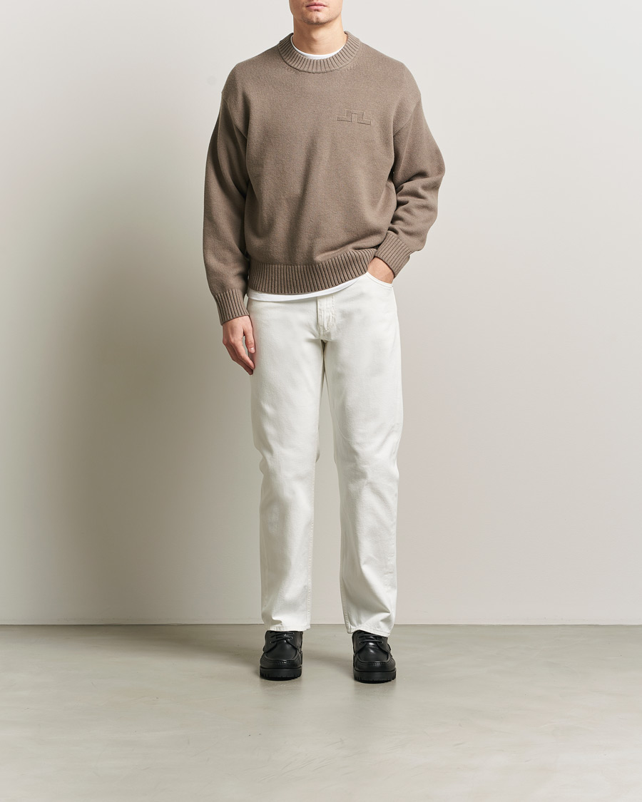 Uomini | Pantaloni | J.Lindeberg | Cody Regular 5-Pocket Pants White