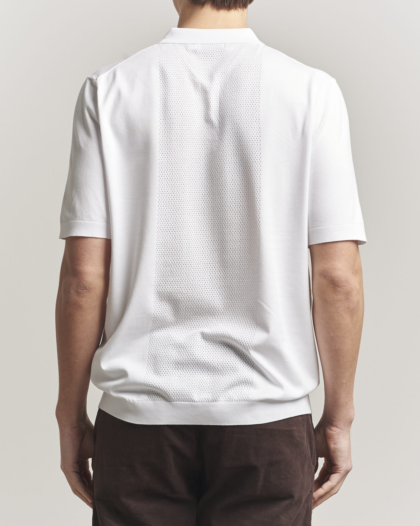 Uomini | Polo | J.Lindeberg | Reymond Knit Polo White