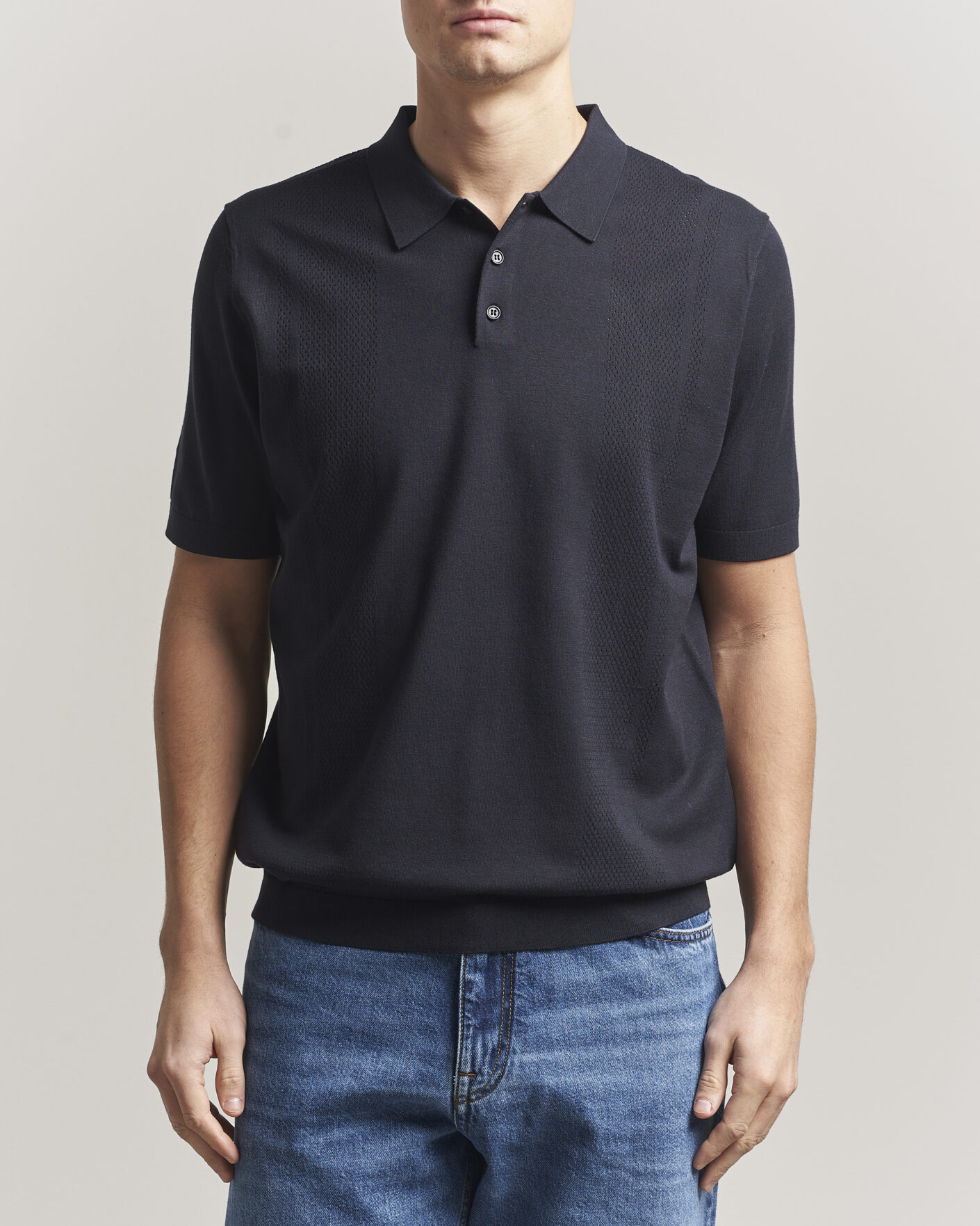 Uomini | Polo | J.Lindeberg | Reymond Knit Polo JL Navy