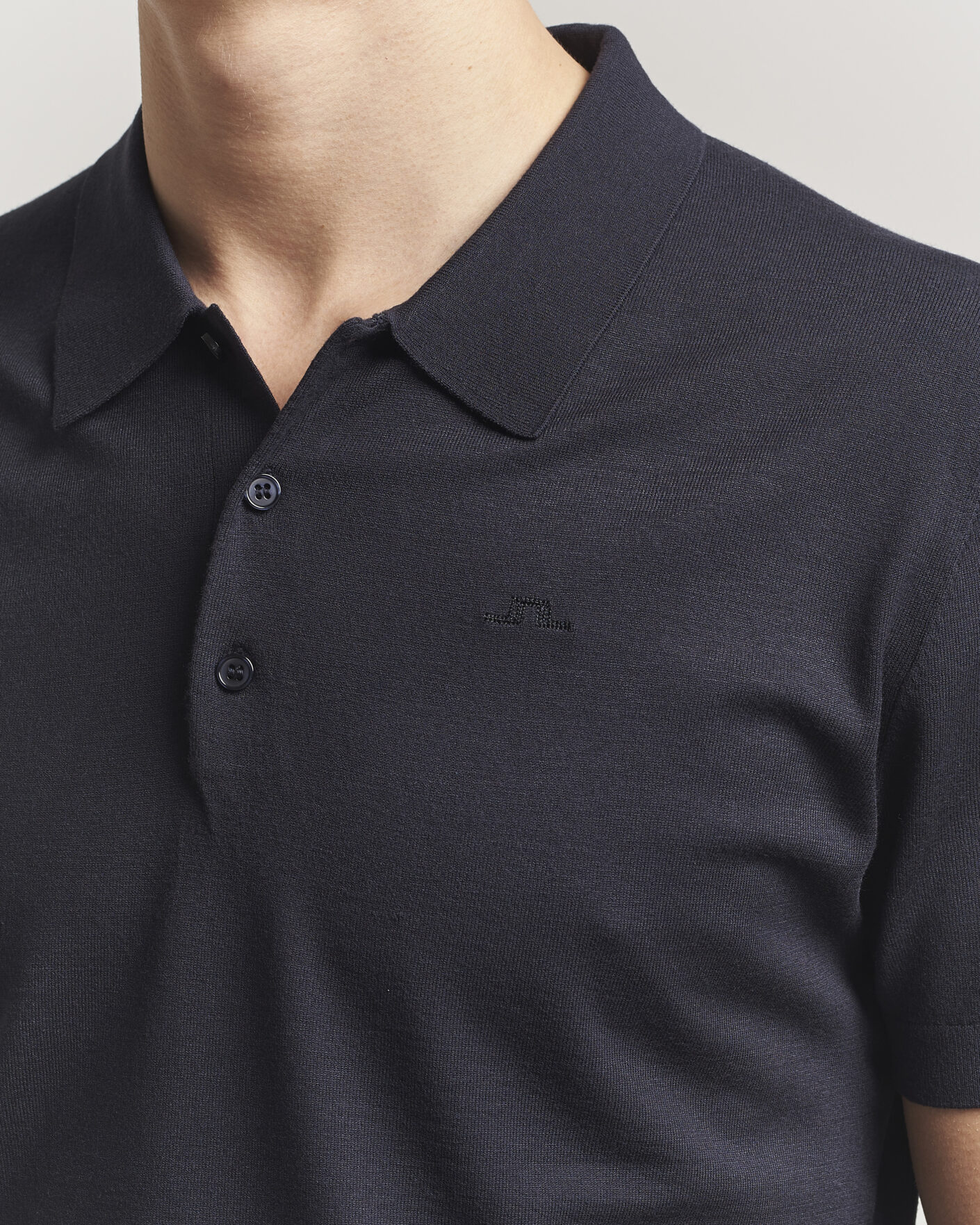 Uomini | Polo | J.Lindeberg | Ridge Knitted Polo JL Navy