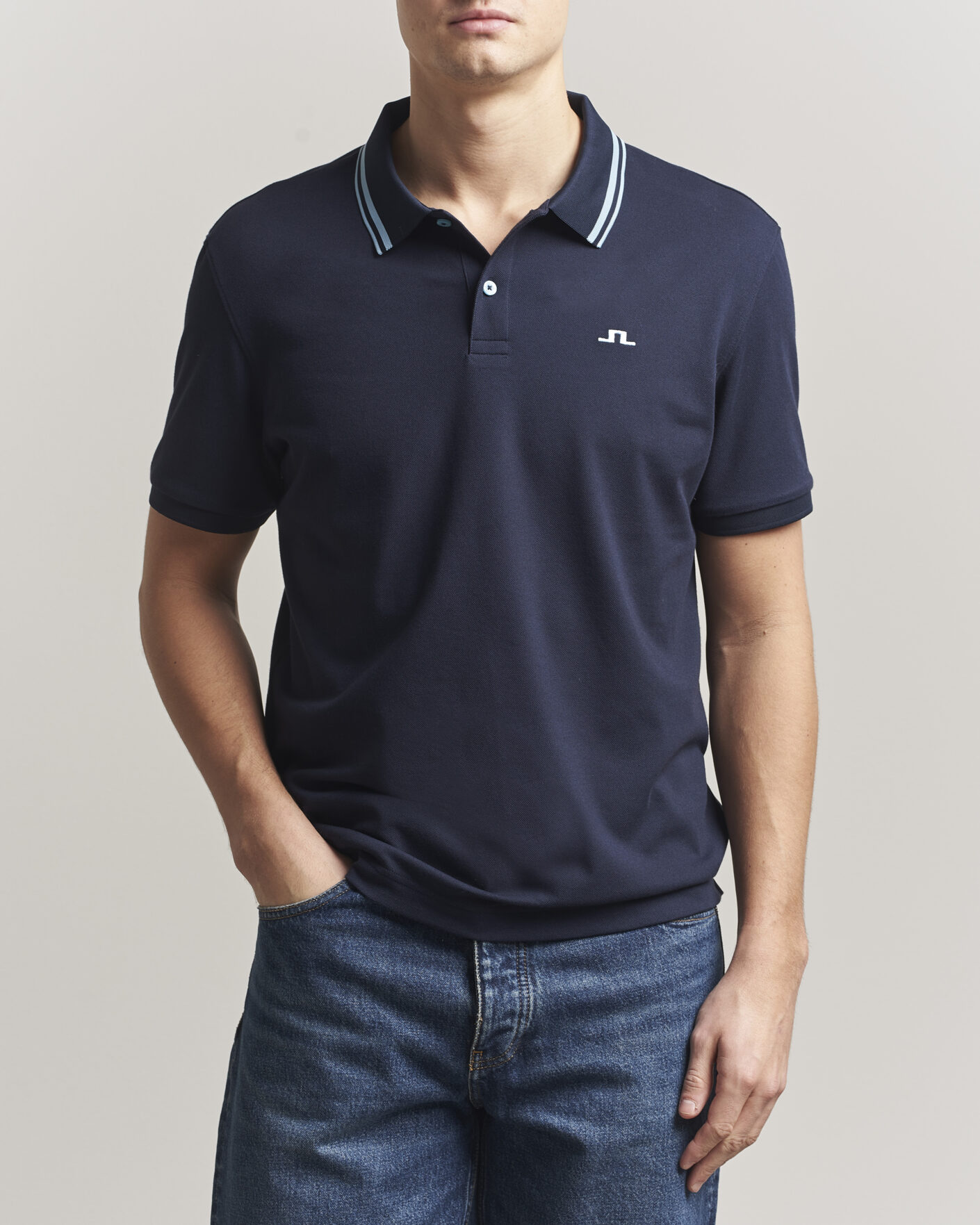 Uomini | Polo | J.Lindeberg | Joey Tipping Polo JL Navy