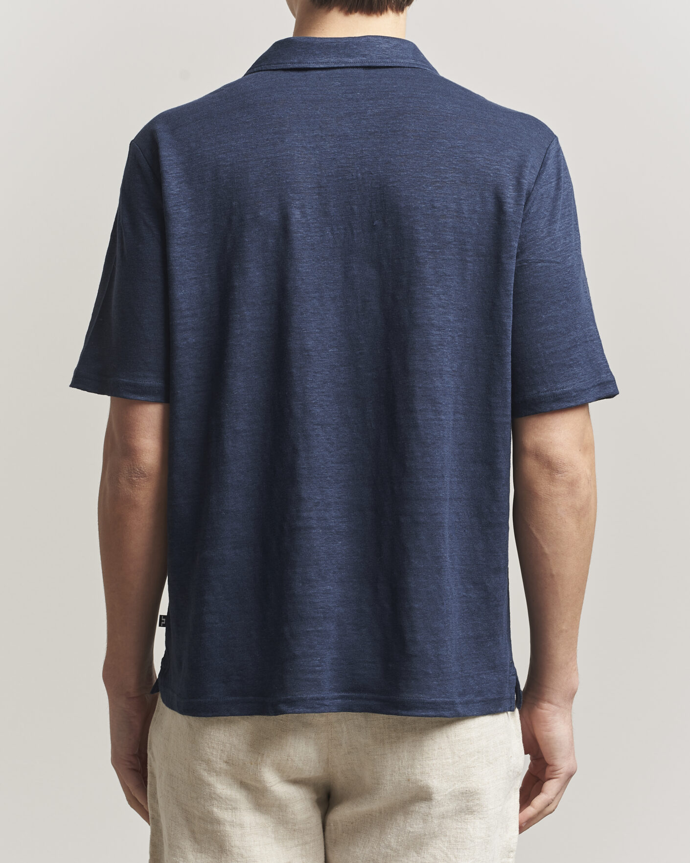 Uomini | Polo | J.Lindeberg | Roy Linen Polo JL Navy