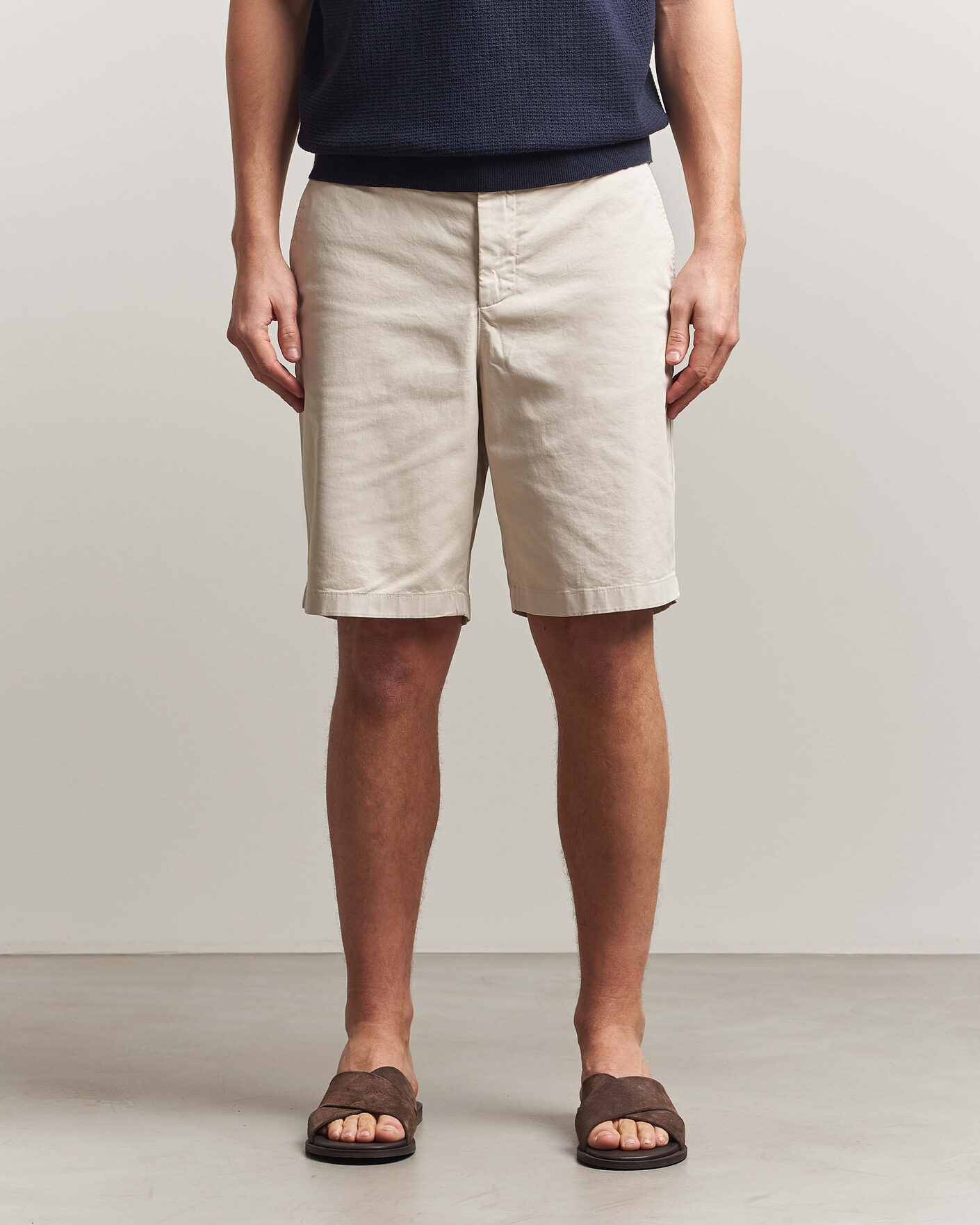 Uomini | Pantaloncini | J.Lindeberg | Shane Cotton Stretch Shorts Moonbeam