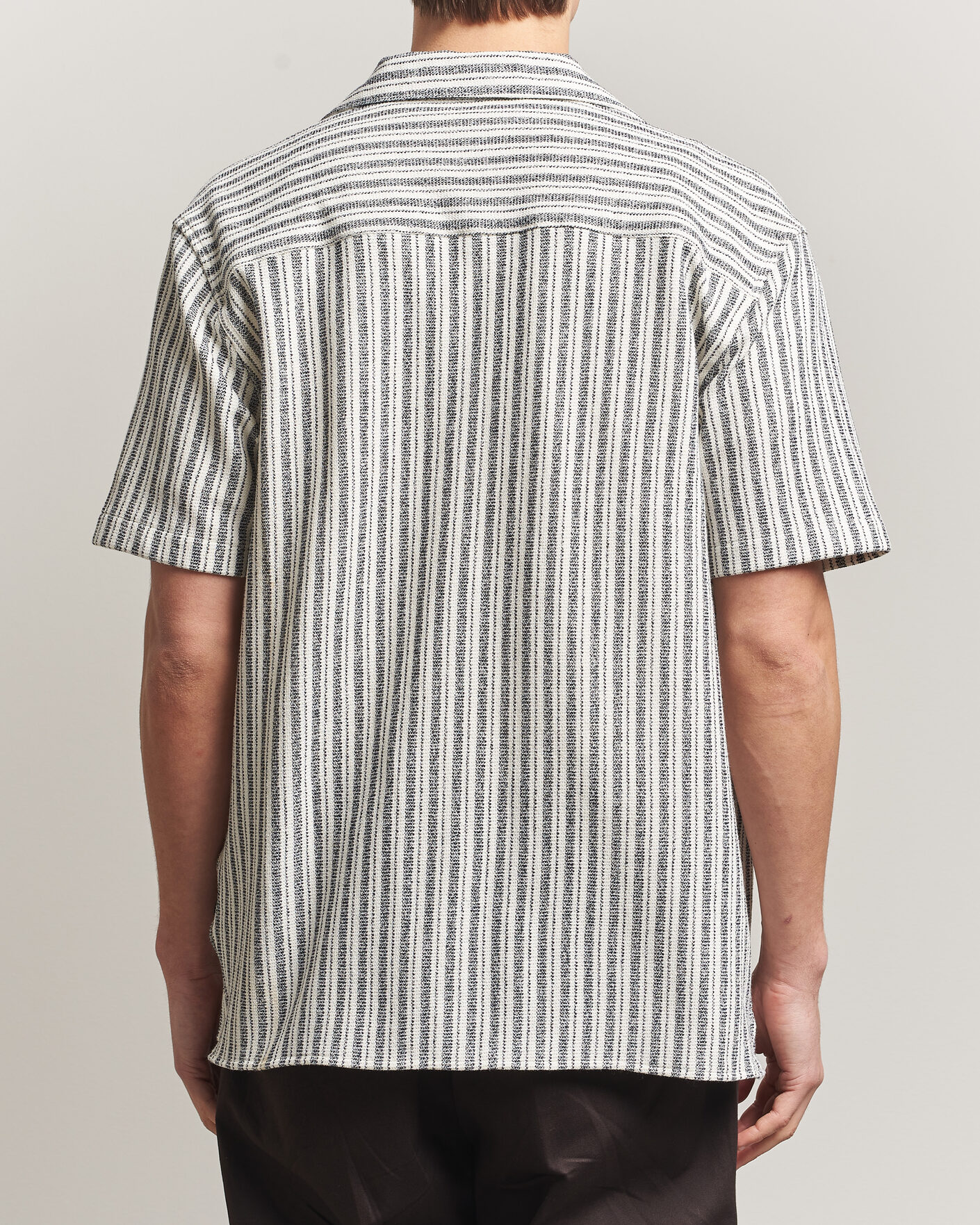 Uomini | Camicie | J.Lindeberg | Elio Structure Resort Shirt JL Navy