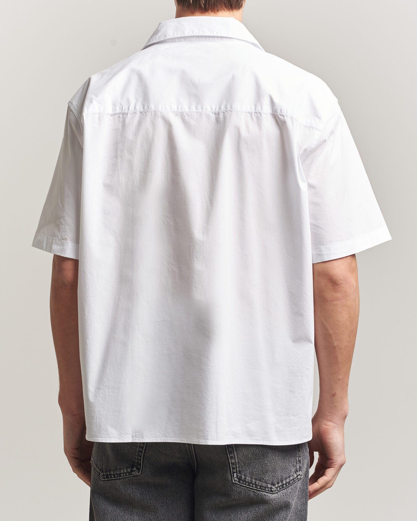 Uomini | Camicie | J.Lindeberg | Ellis Cotton Resort Shirt White