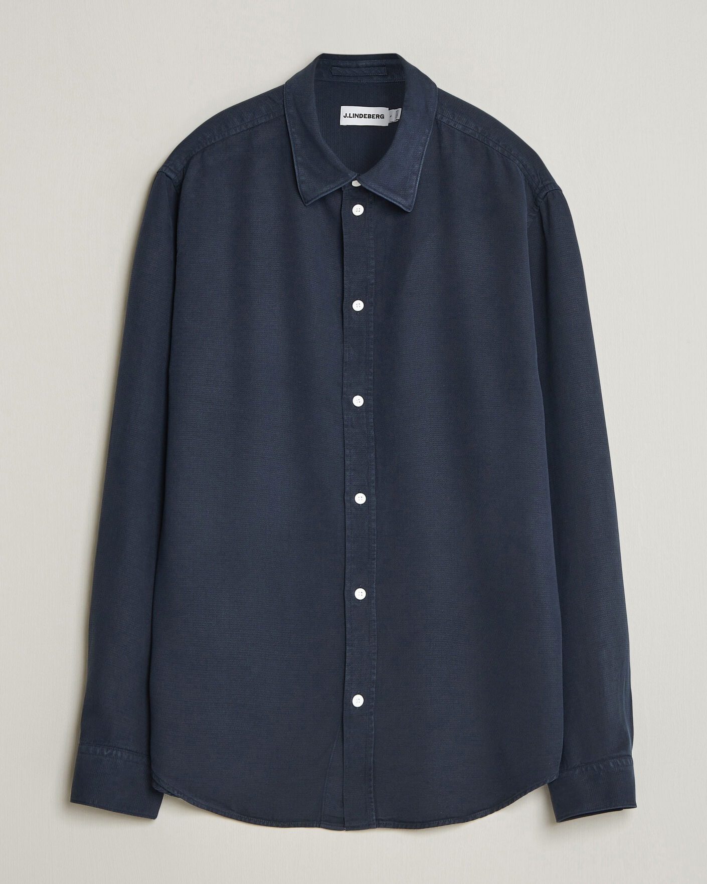 Uomini | Camicie | J.Lindeberg | Zachary Tencel Shirt JL Navy