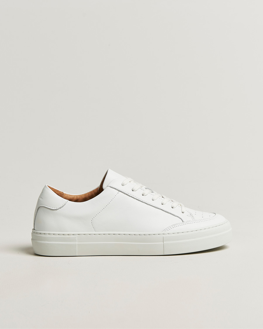Uomini | Sneakers | J.Lindeberg | Art Signature Leather Sneaker White