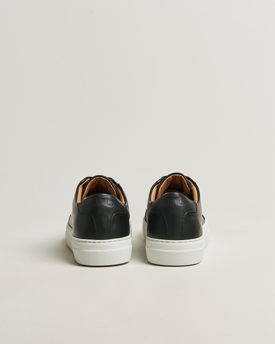 Uomini | Sneakers | J.Lindeberg | Art Signature Leather Sneaker Black
