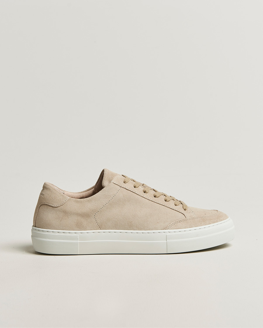 Uomini | Sneakers | J.Lindeberg | Art Signature Suede Sneaker Moonbeam