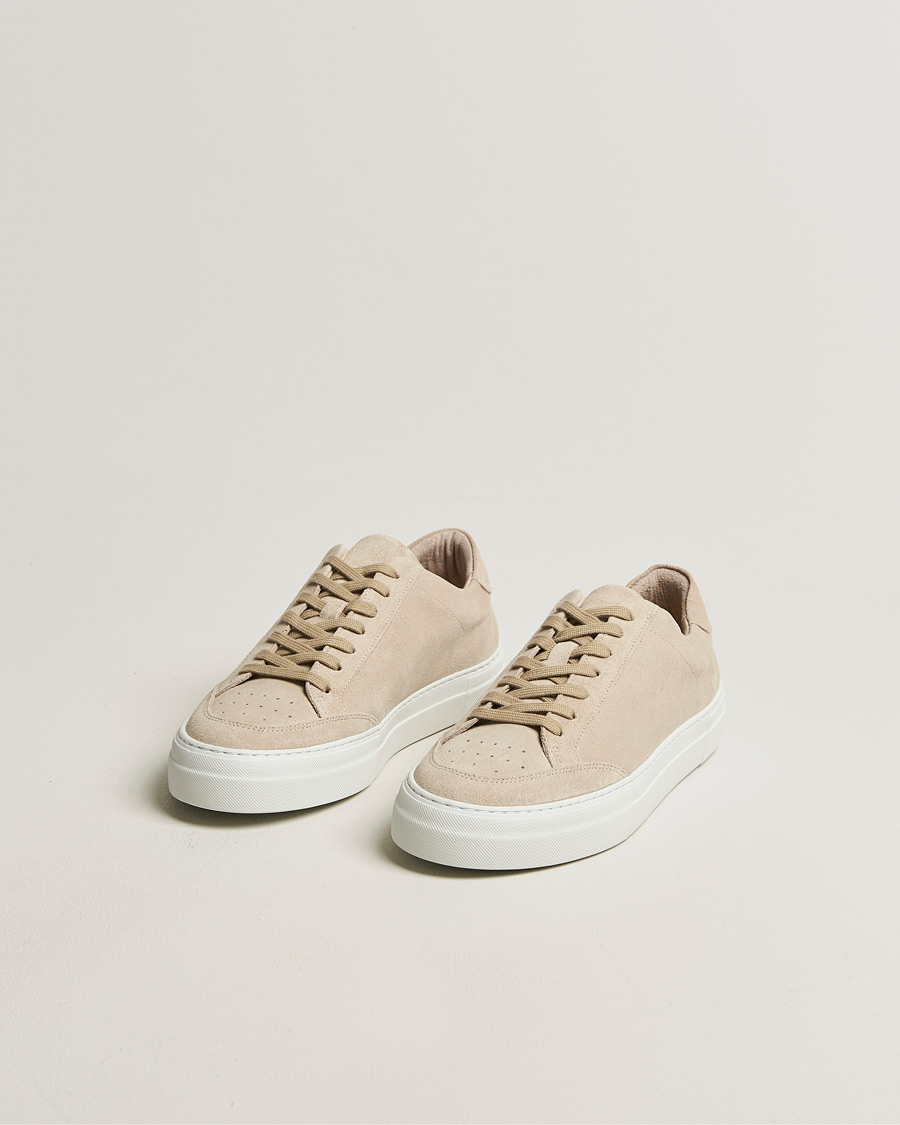 Uomini | Sneakers | J.Lindeberg | Art Signature Suede Sneaker Moonbeam