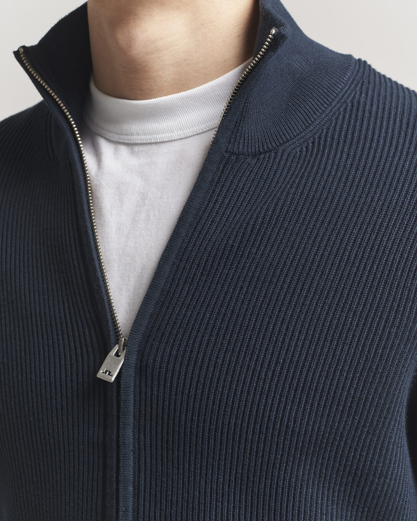 Uomini | Maglieria | J.Lindeberg | Alexis Full Zip Cardigan JL Navy