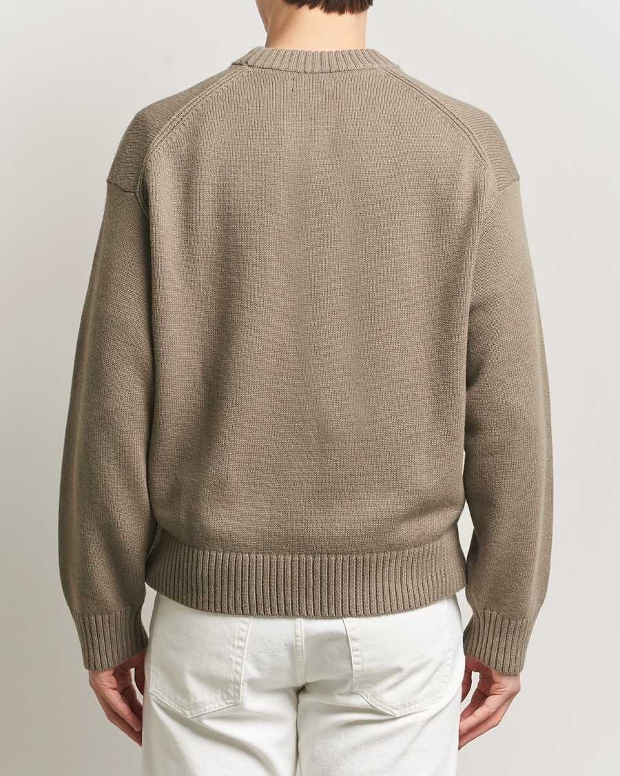 Uomini | Maglieria | J.Lindeberg | Eddy Cotton Wool Crew Neck Brindle