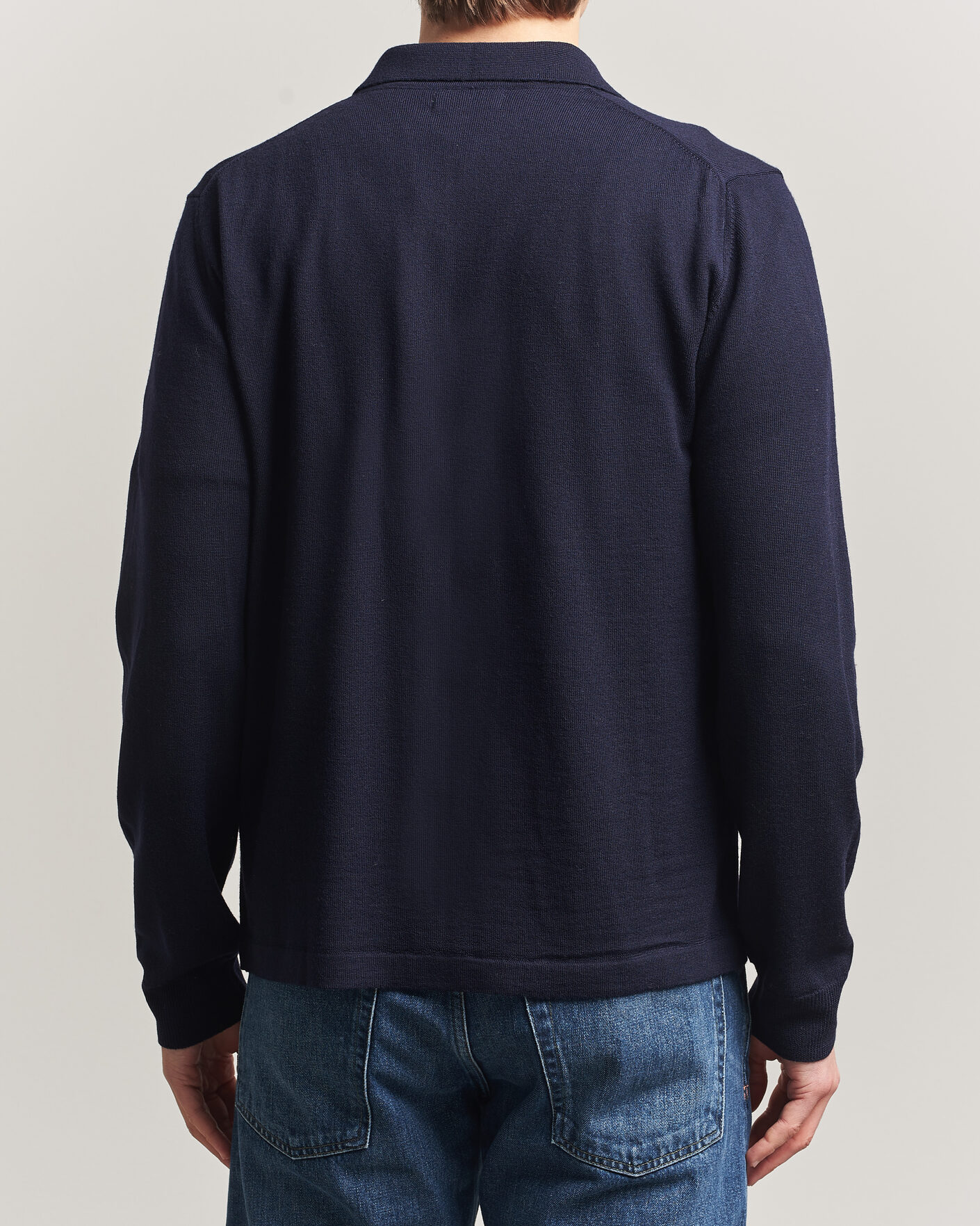 Uomini | Maglieria | J.Lindeberg | Kaleb Merino Cardigan JL Navy